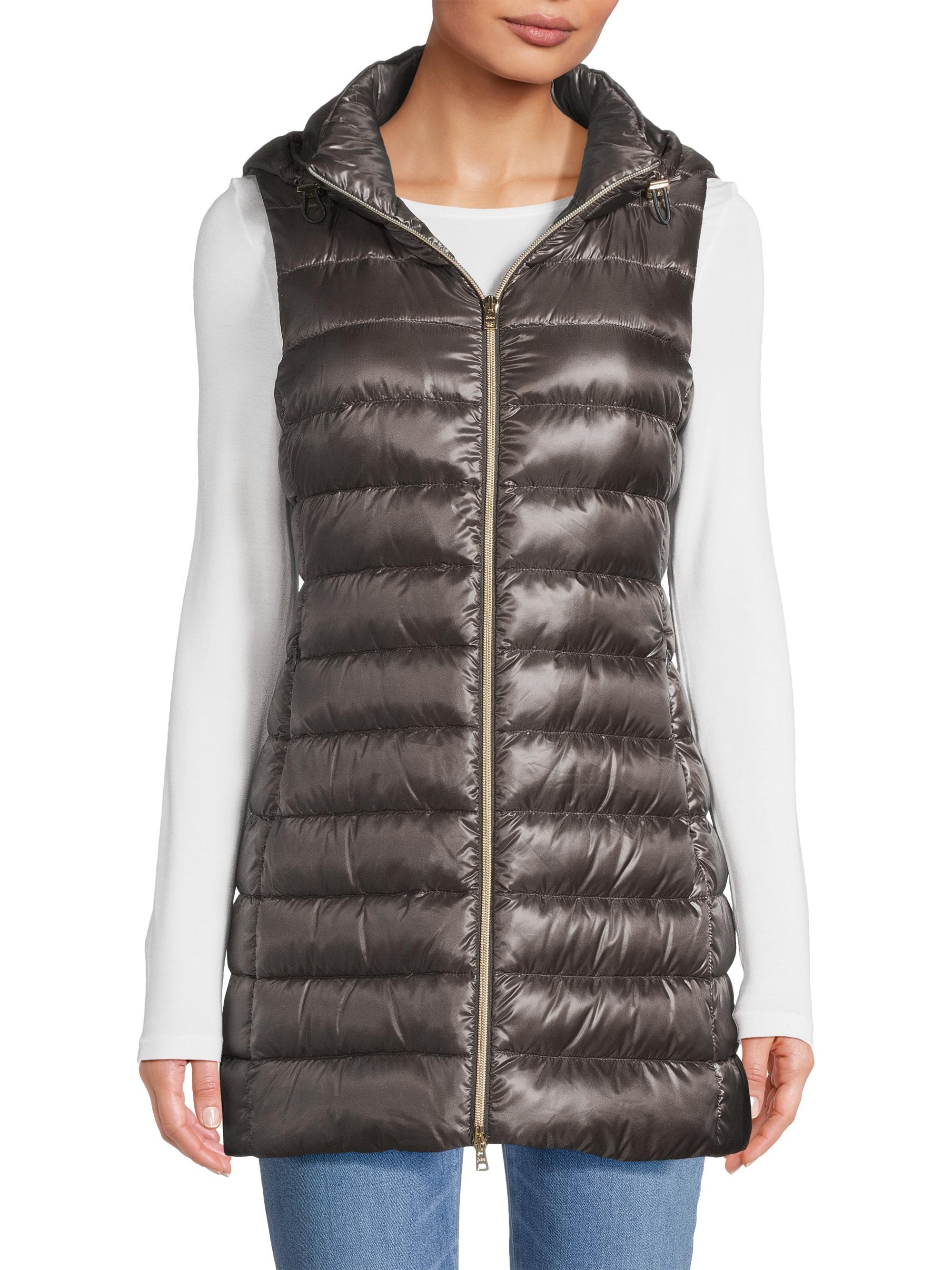 Herno Iconico Serena Nylon Ultralight Long Vest | Saks Fifth Avenue