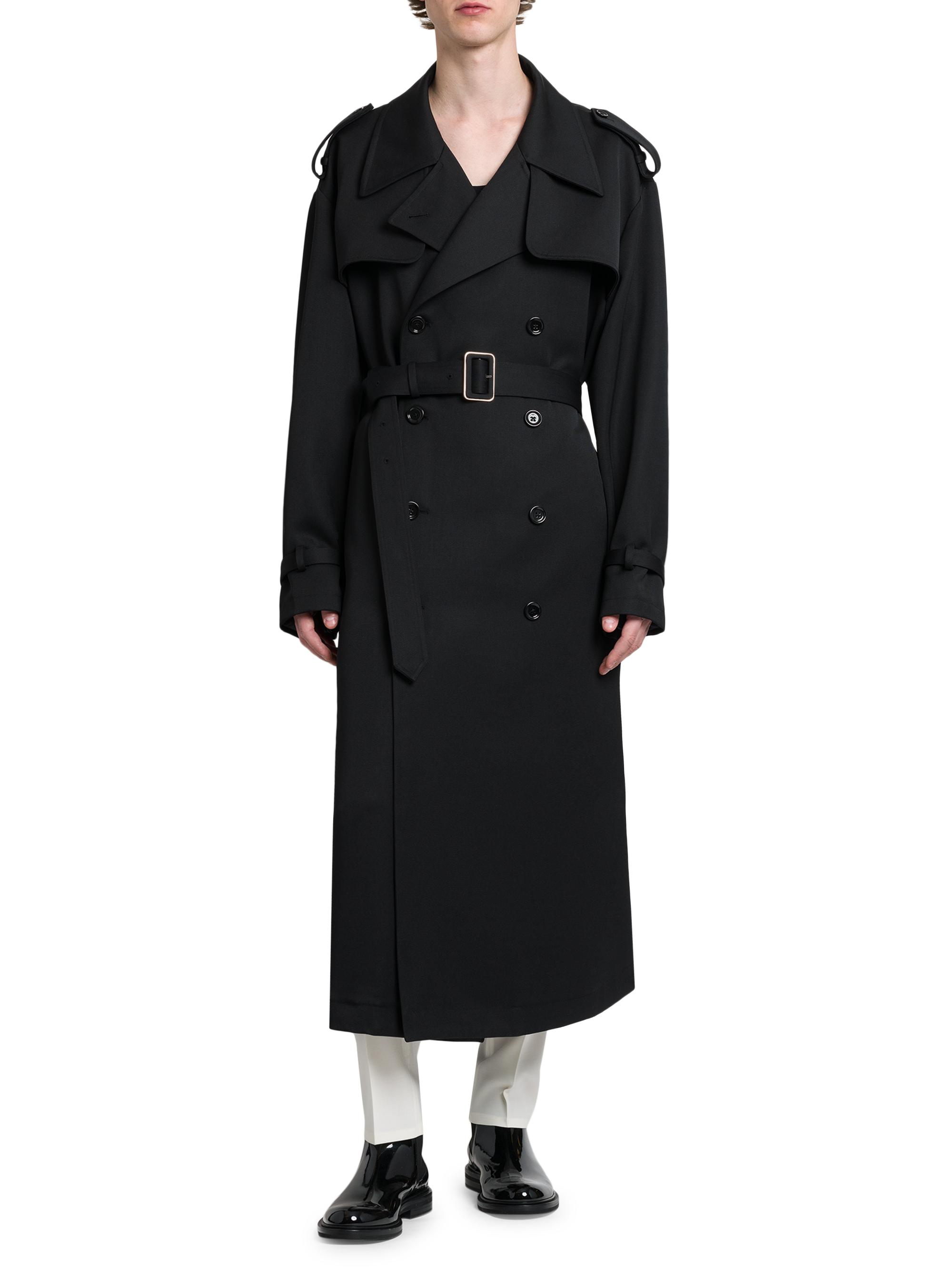Dolce&Gabbana Wool Gabardine Trench Coat | Saks Fifth Avenue