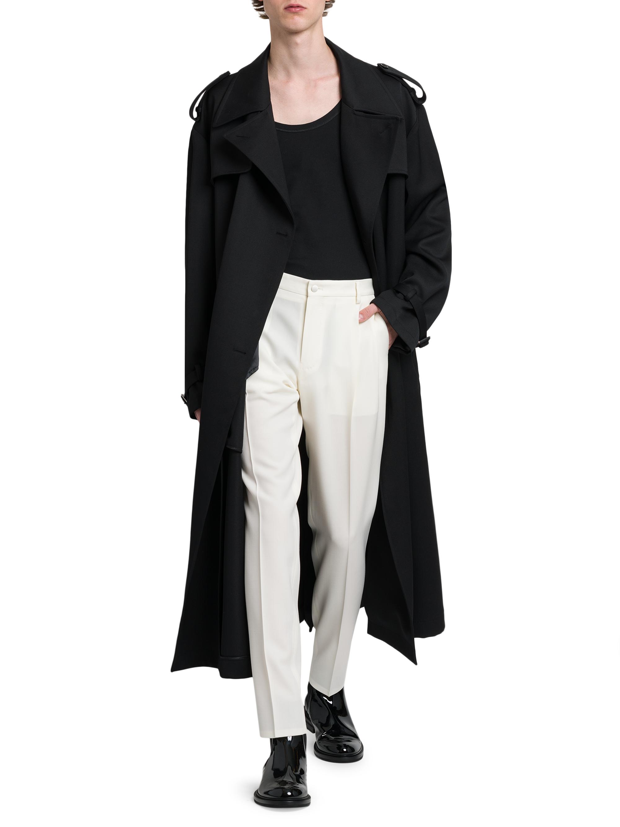 Dolce&Gabbana Wool Gabardine Trench Coat | Saks Fifth Avenue