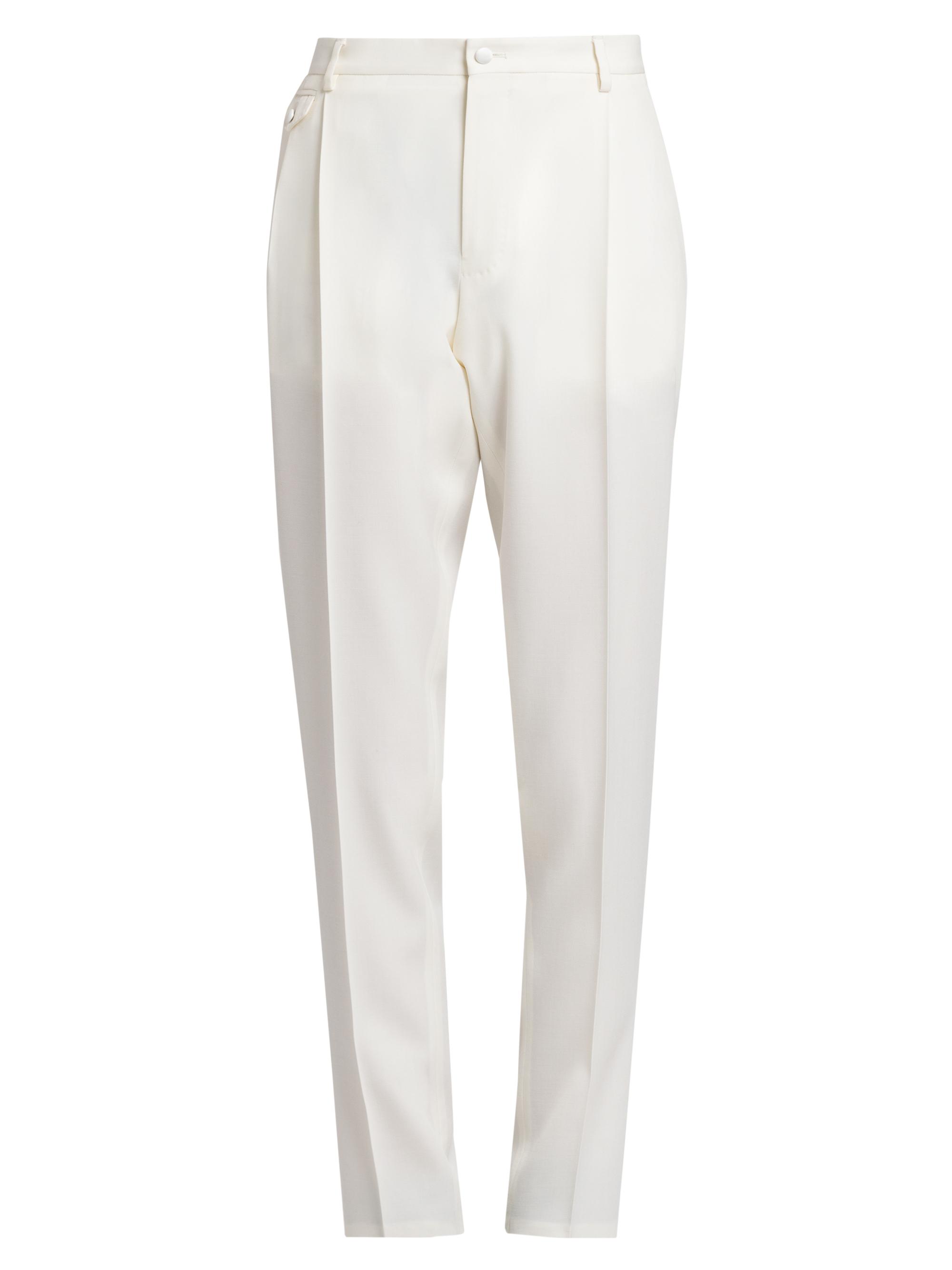 Dolce & Gabbana Men's Wool Crease-Front Pants - Nero