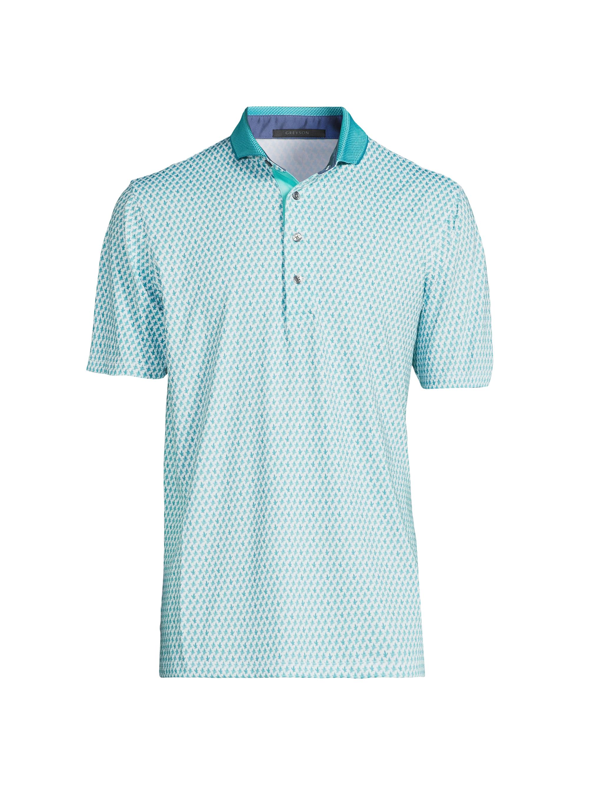 Greyson Men's Poison Pine Graphic Polo Shirt - Torrent