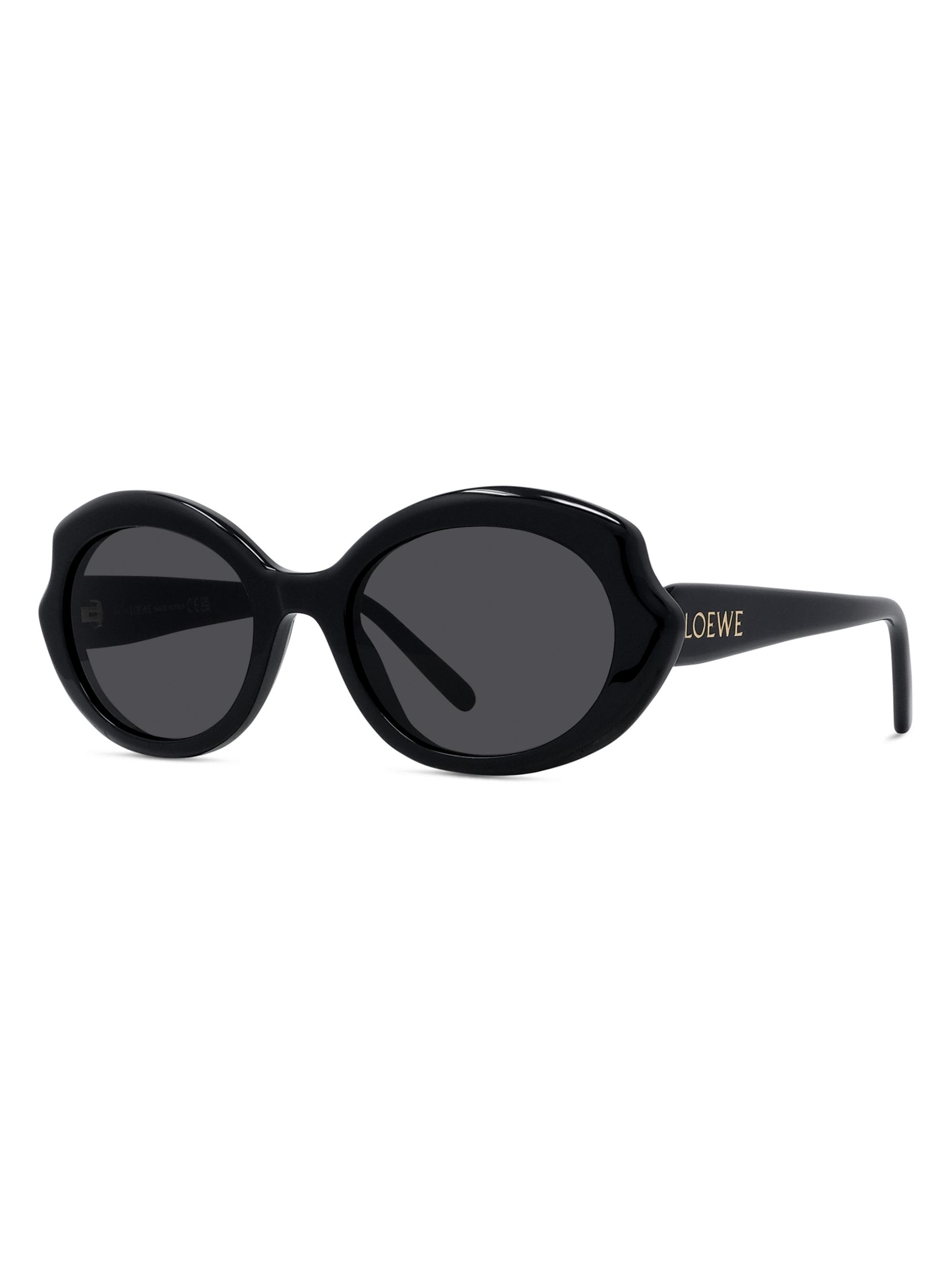 LOEWE Women's Slim 54MM Geometric Sunglasses - Grey Black