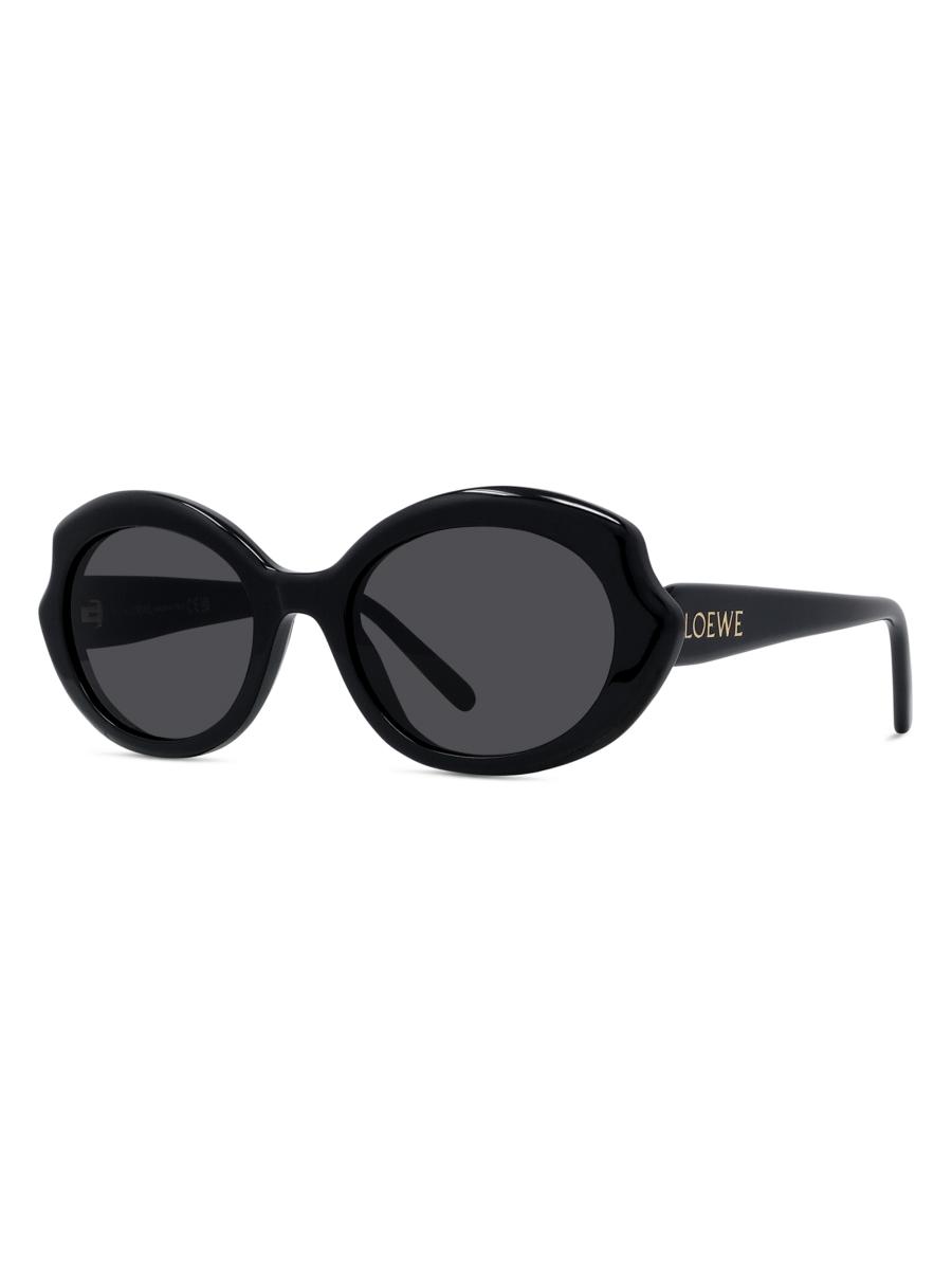 Loewe Women's Slim 54mm Geometric Sunglasses In Black