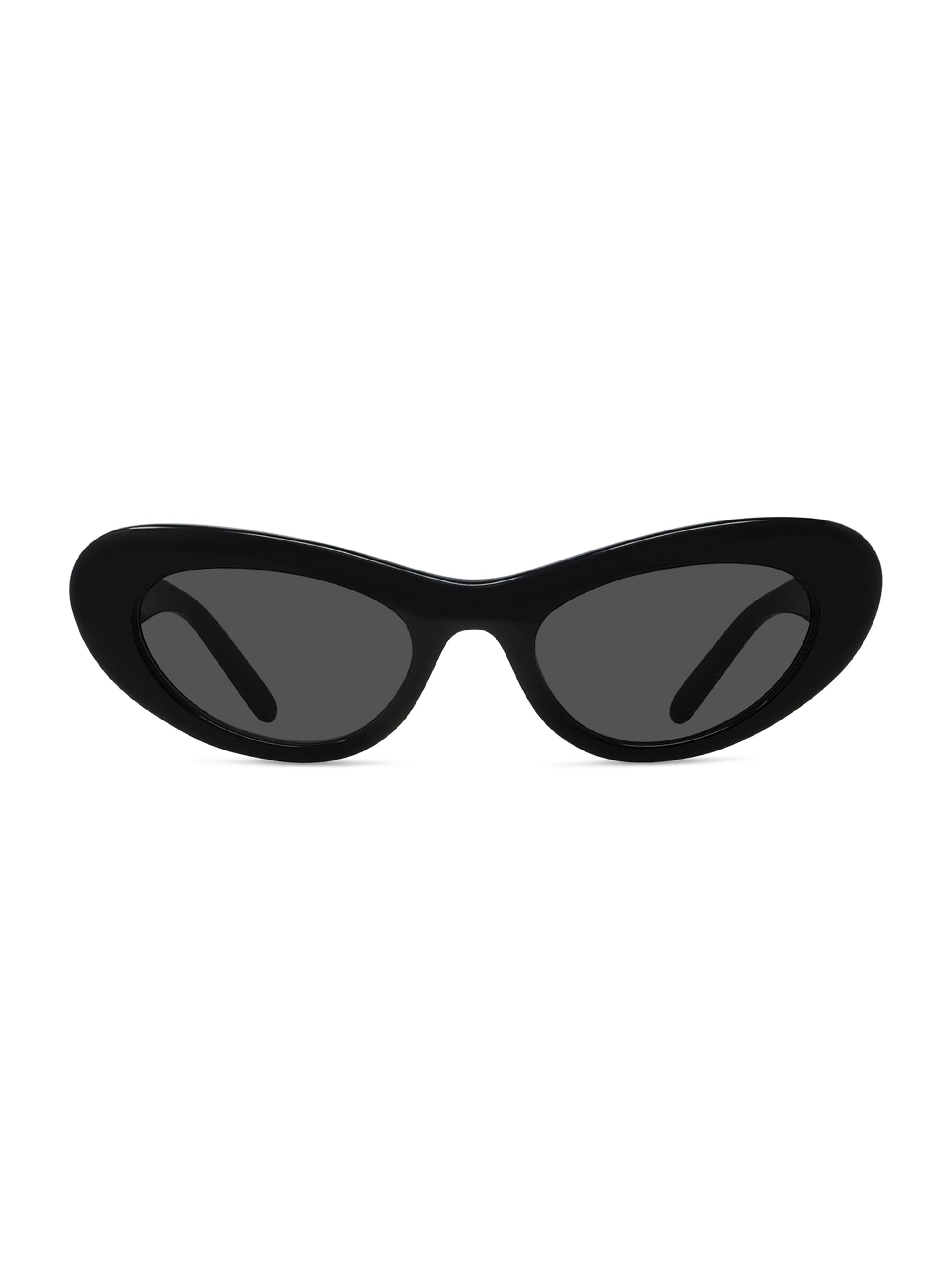 LOEWE Women's Slim 52MM Oval Sunglasses - Dark Grey Black