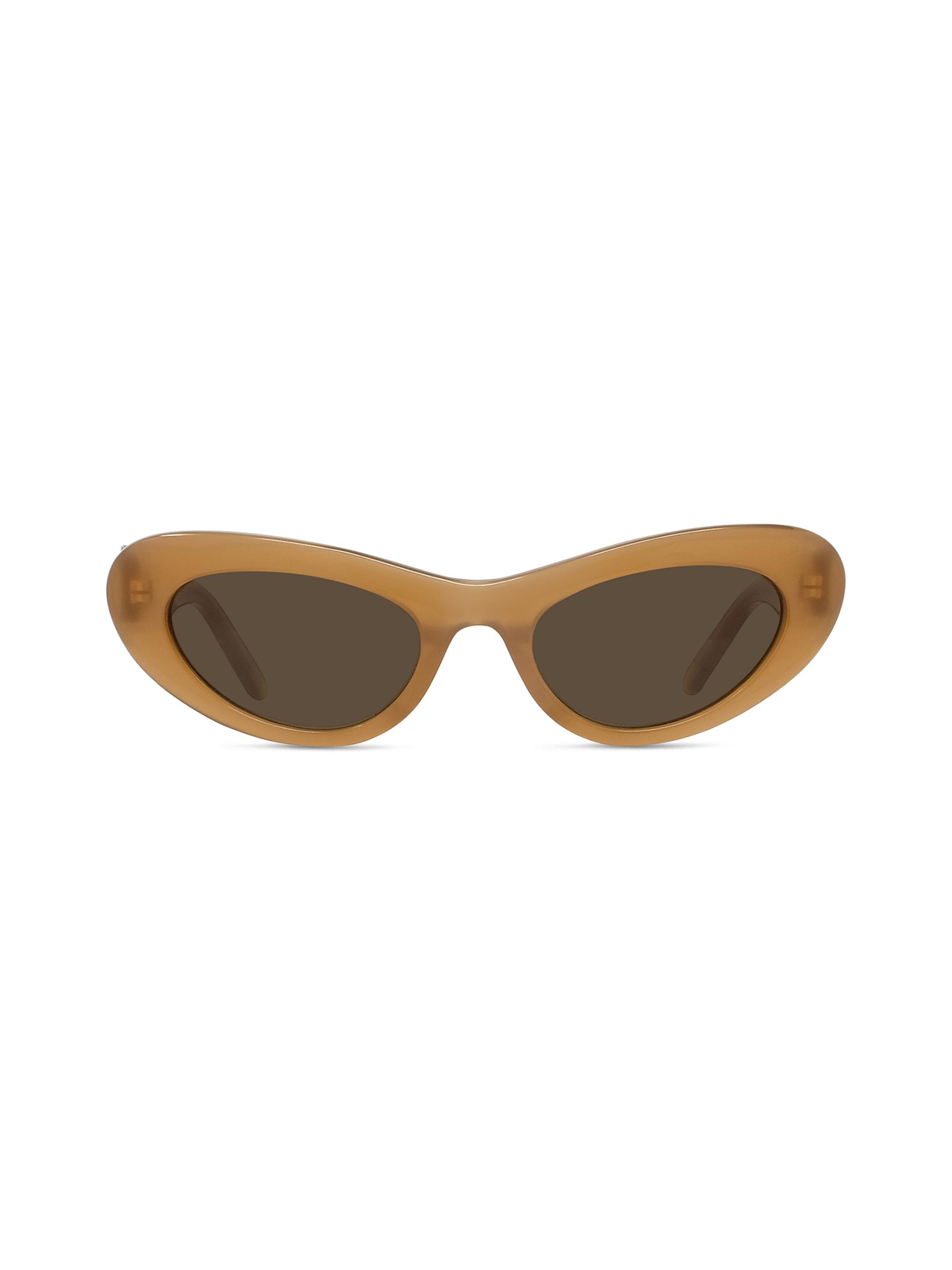 LOEWE Women's Slim 52MM Oval Sunglasses - Dark Grey Caramel