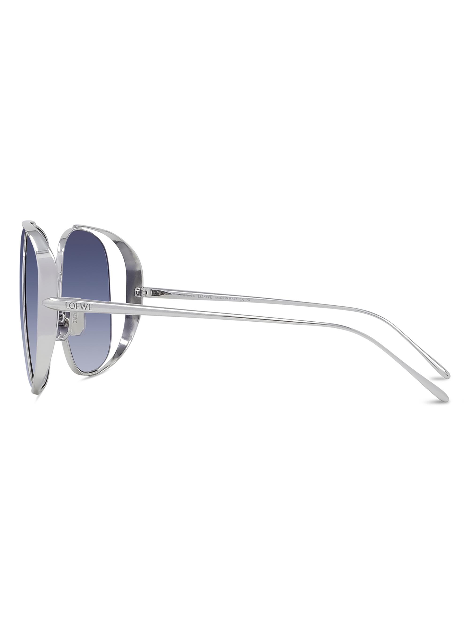 LOEWE Signature 57MM Rectangular Sunglasses | Saks Fifth Avenue display picture 1