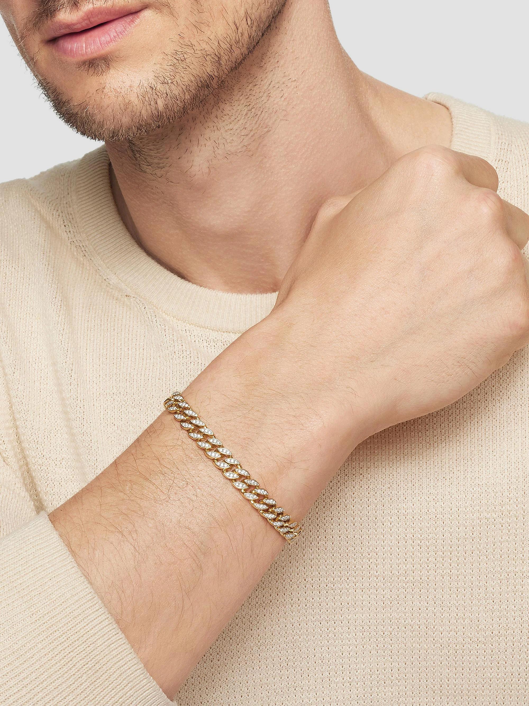 David Yurman Curb Chain Bracelet in 18K Yellow Gold | Saks Fifth