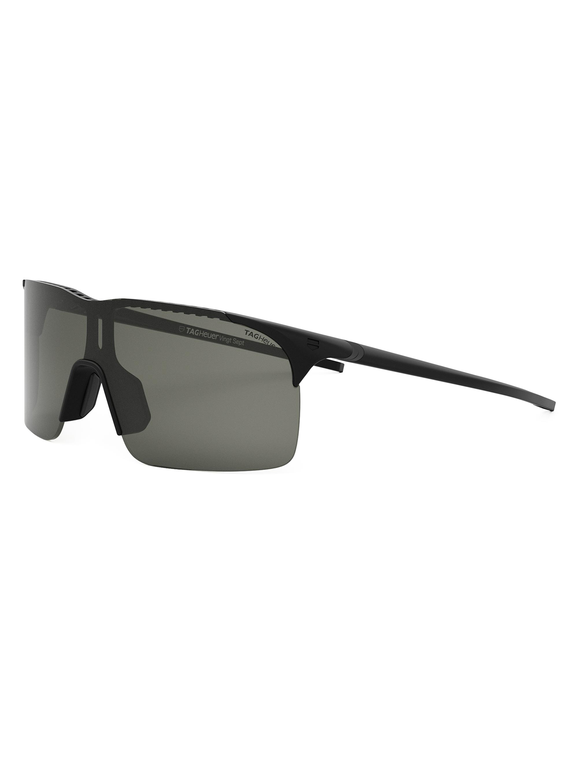 TAG Heuer Men's Vingt Sept Go Mask Sunglasses - Dark Grey Matte Black