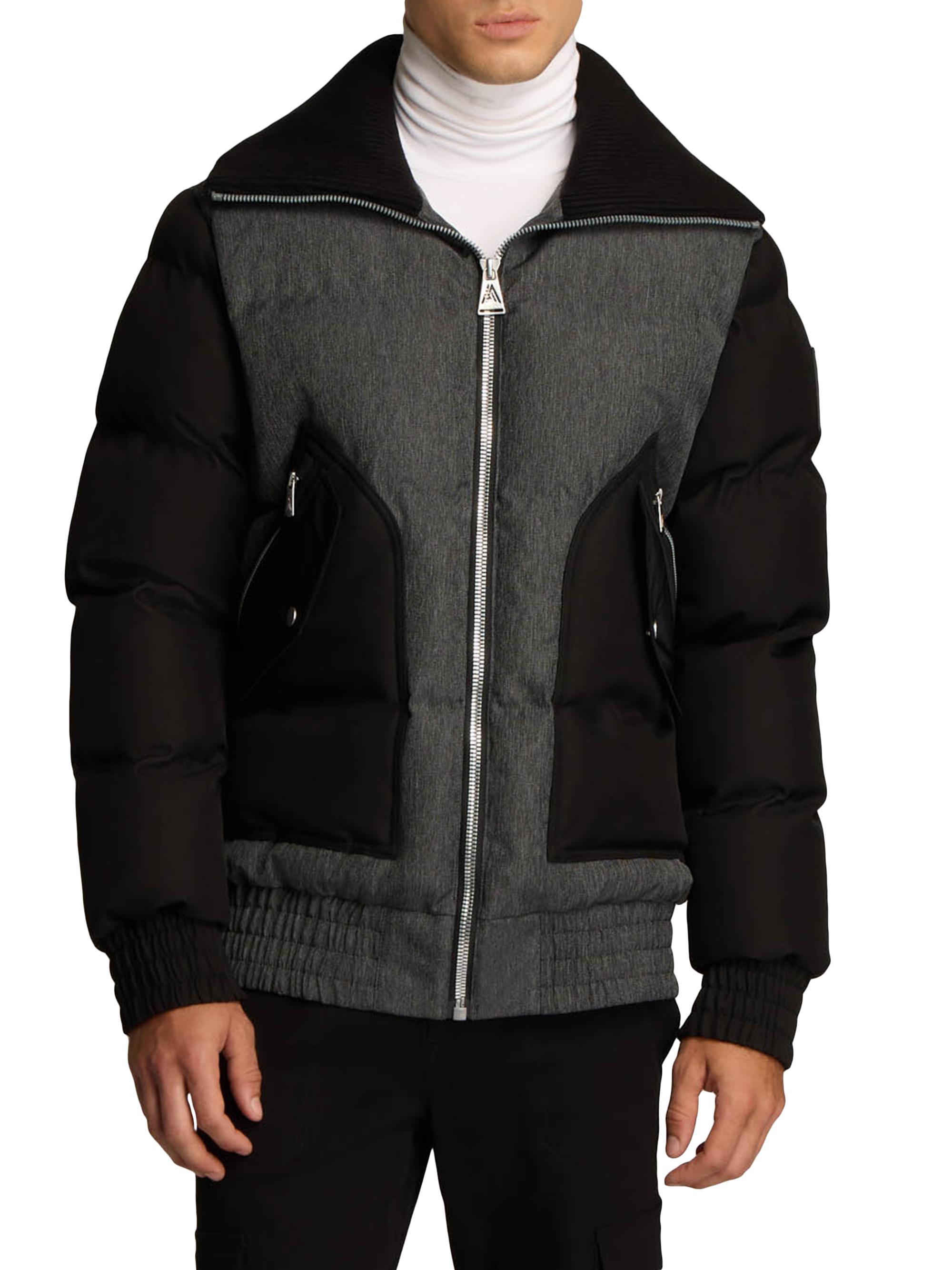 Alpenhaus Men's Sebonack Quilted Bomber Jacket - Black