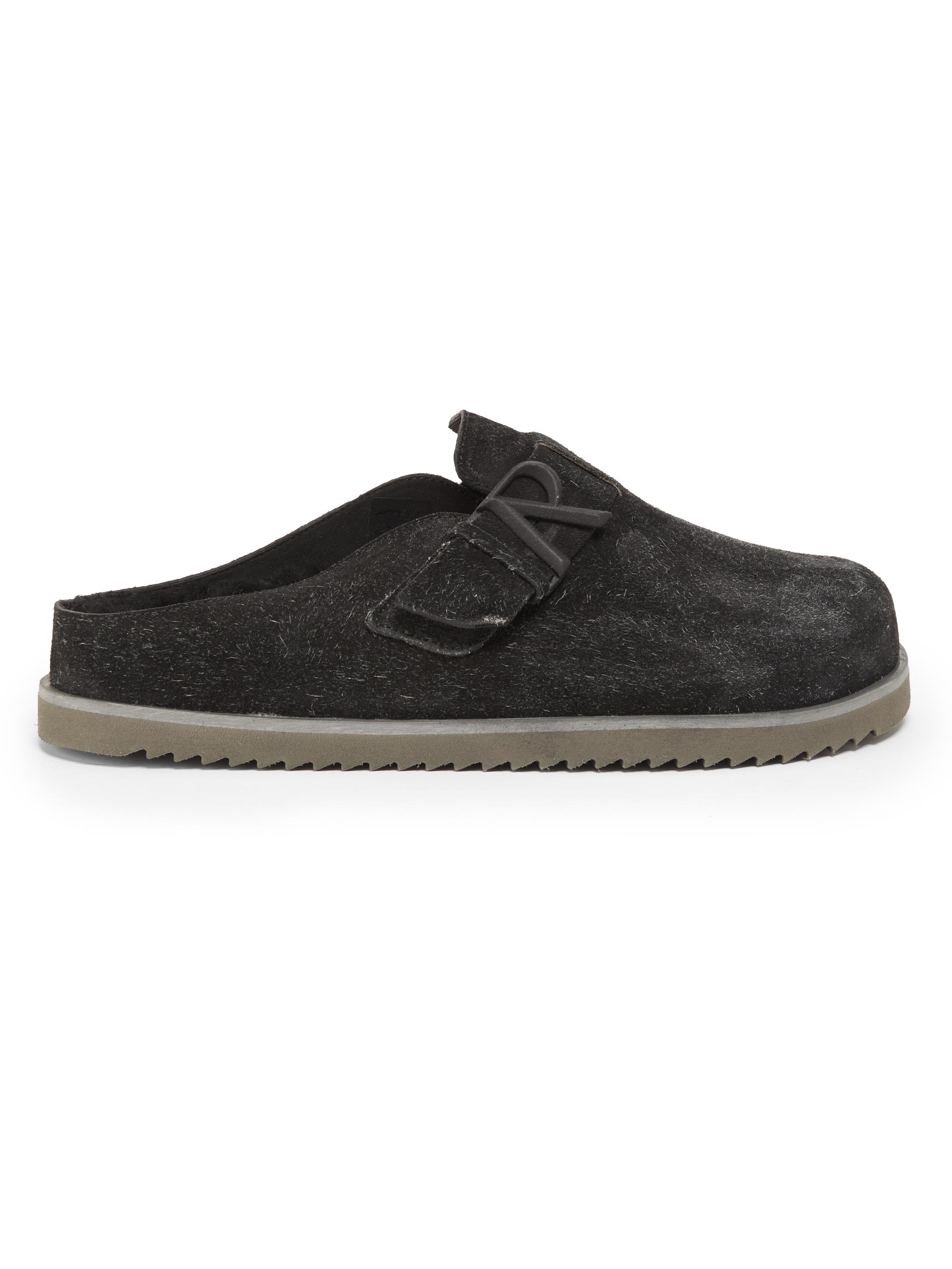 Represent Men's Initial Fleck Suede Mules - Off Black