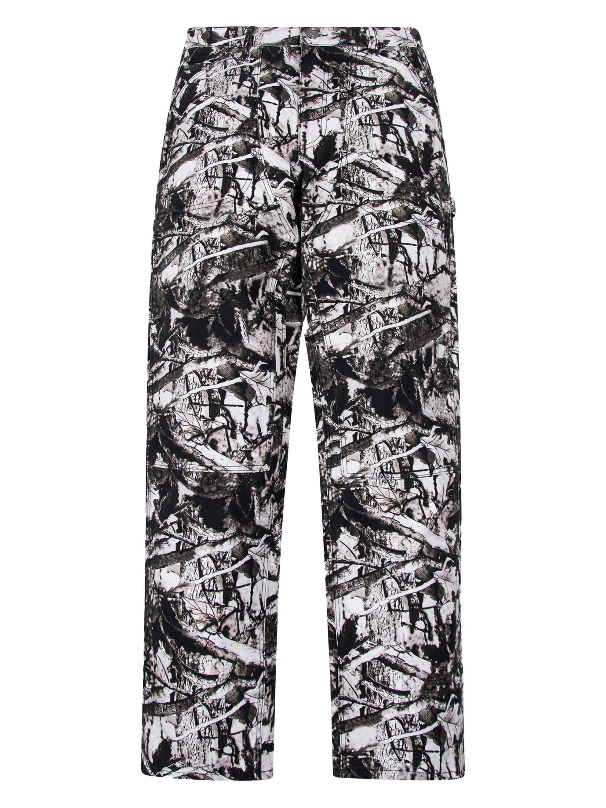 Paper Planes Men's First Love Camouflage Wide-Leg Pants - Love Forest