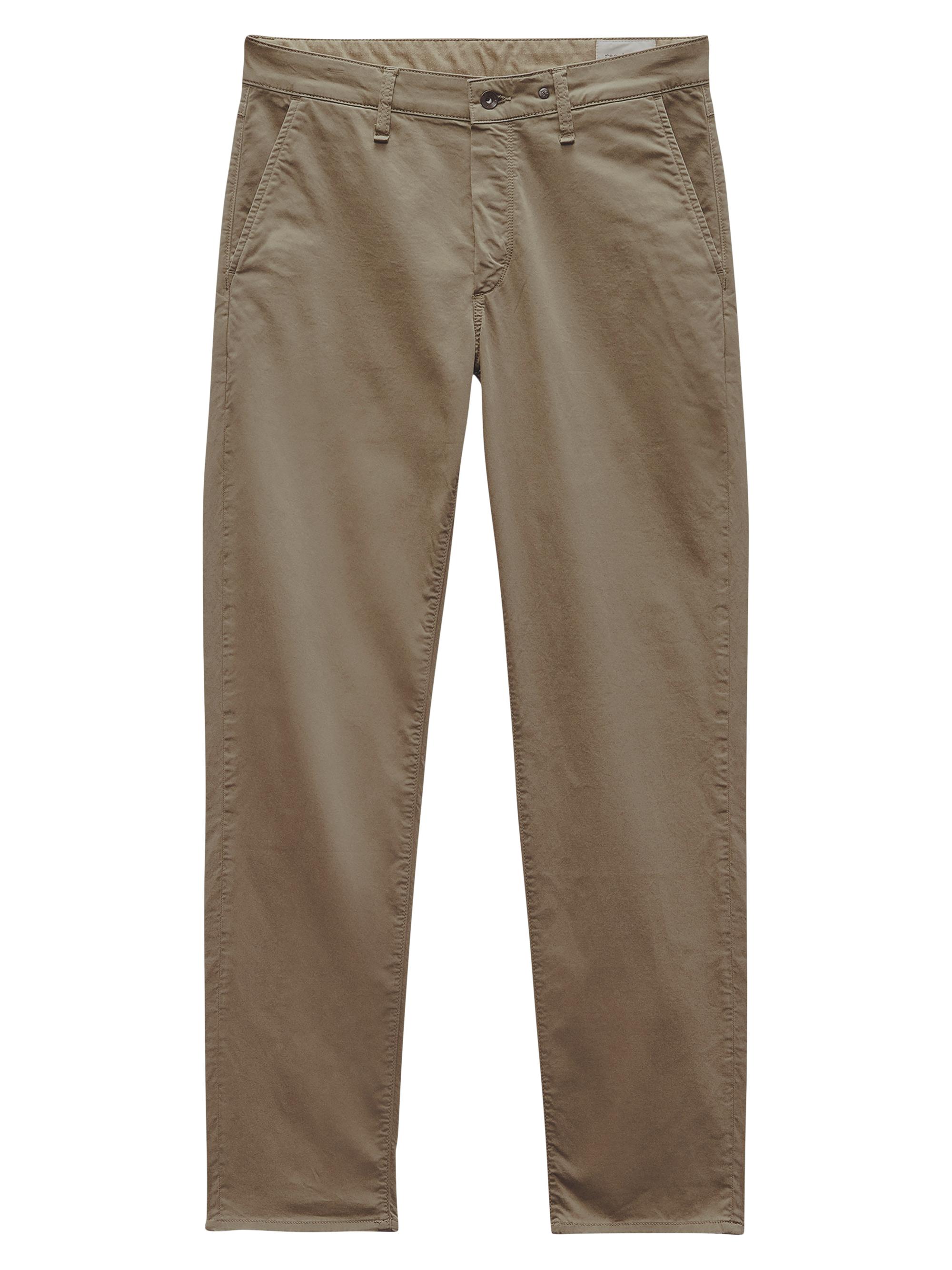rag & bone Men's Stretch-Cotton Straight-Leg Chino Pants - Salute