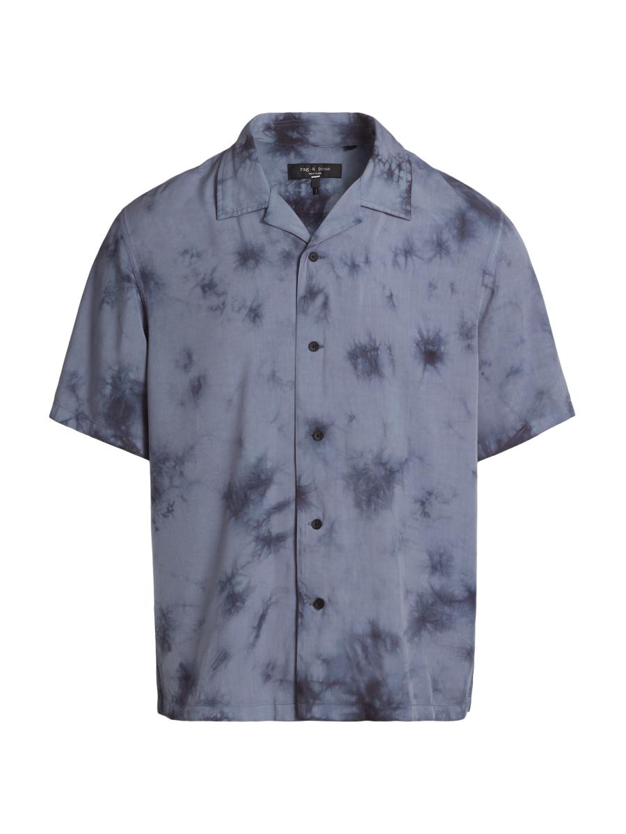 rag & bone Avery Tie-Dye Short-Sleeve Shirt | Saks Fifth Avenue