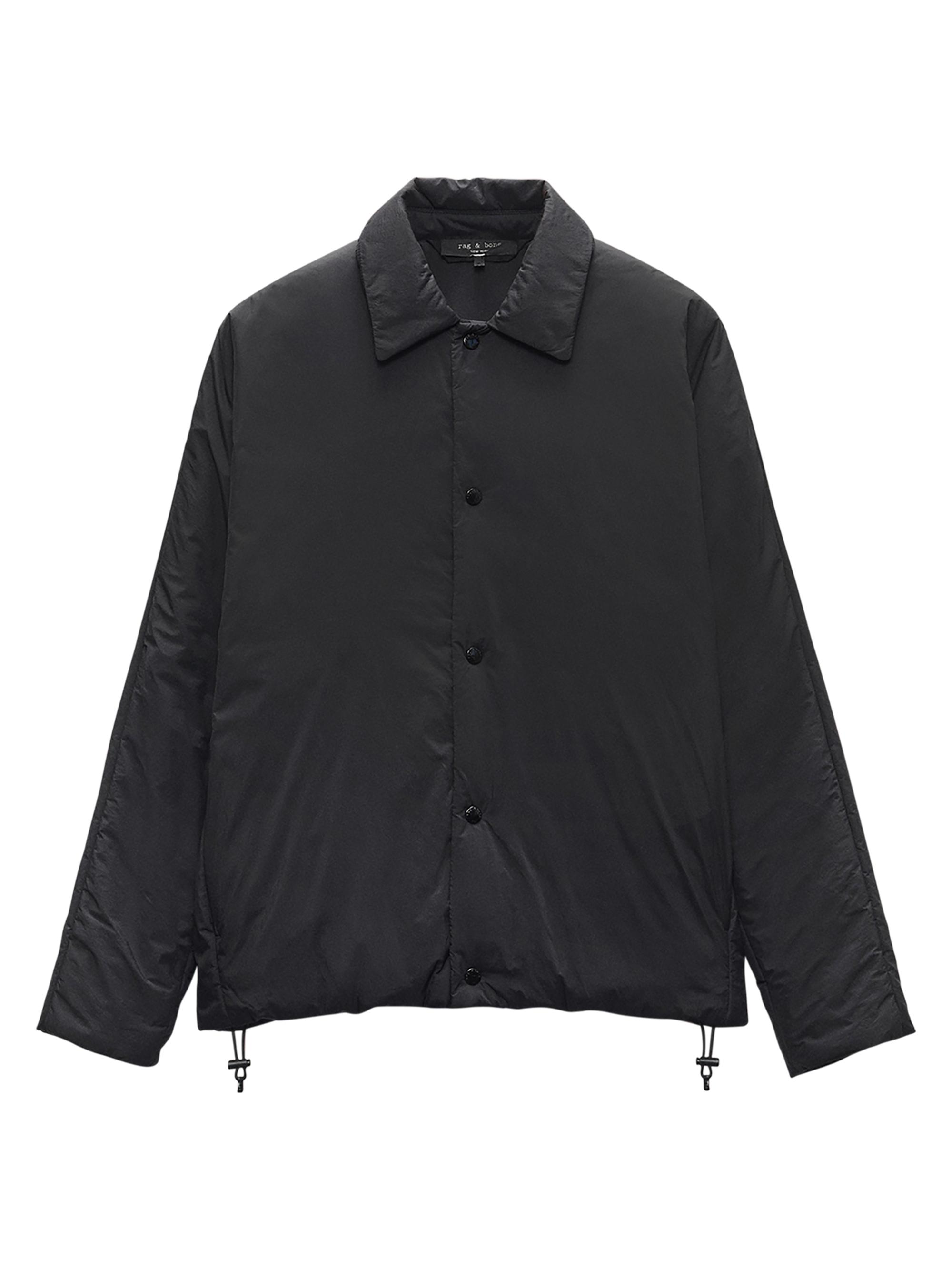 rag & bone Men's Henderson Filled Shirt Jacket - Black