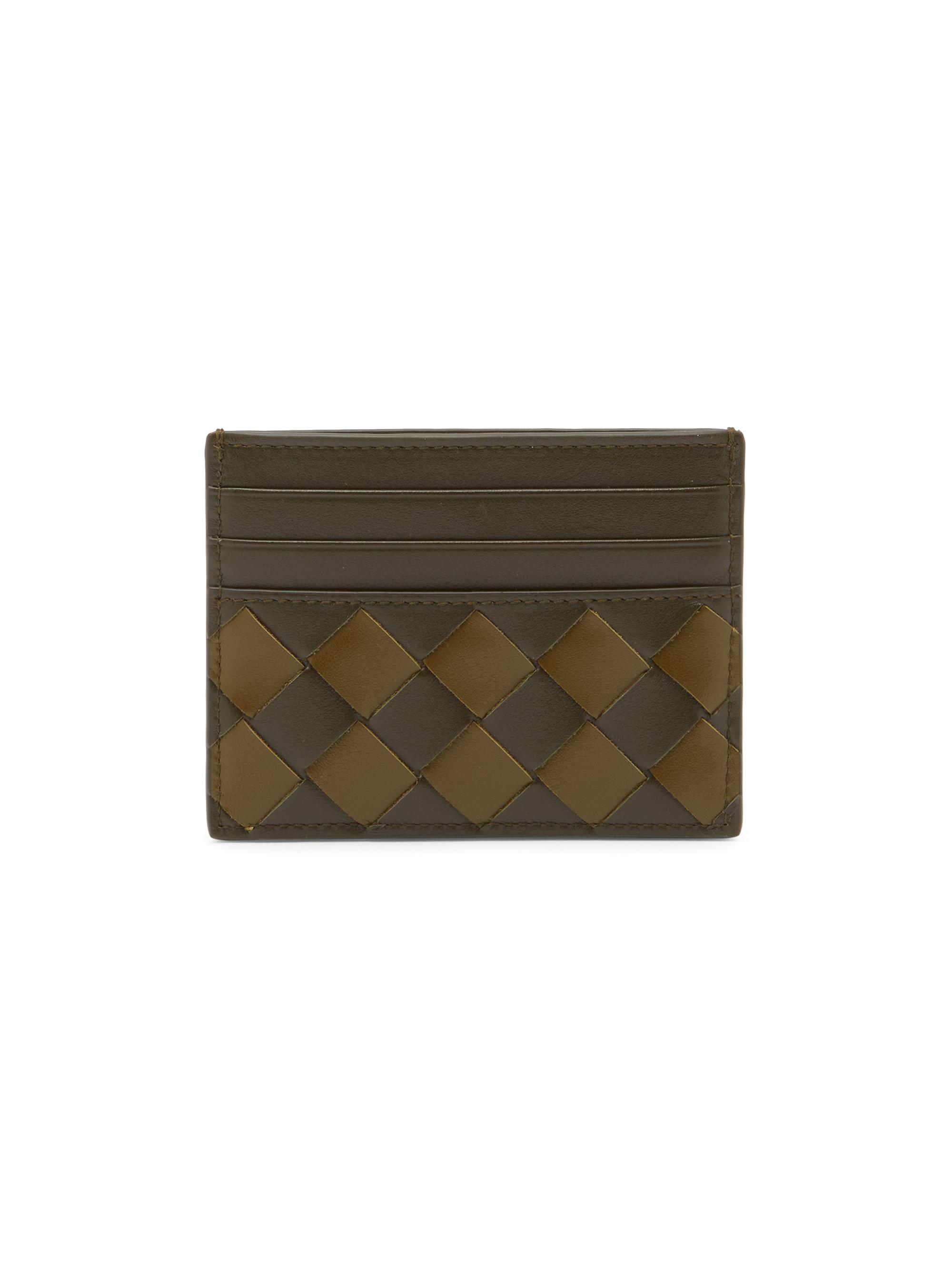 Bottega Veneta Intrecciato Leather Card Case | Saks Fifth Avenue