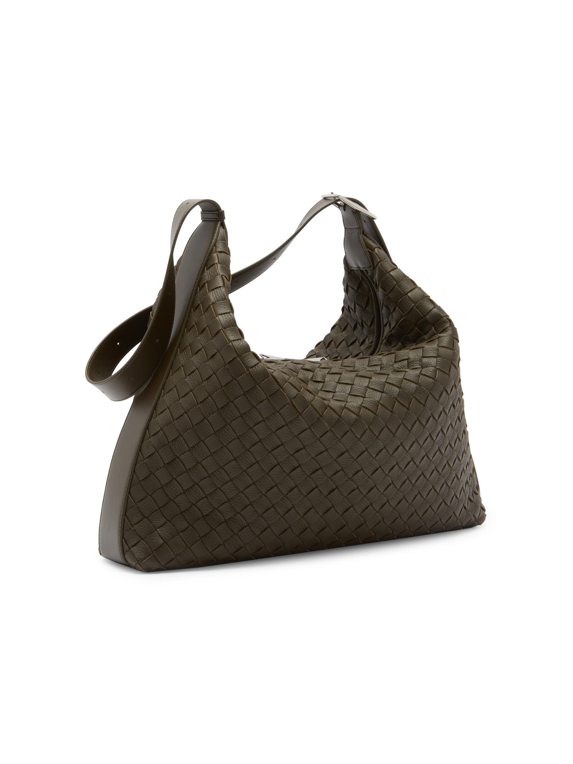 Bottega Veneta Medium Traveller Intrecciato Leather Hobo Bag