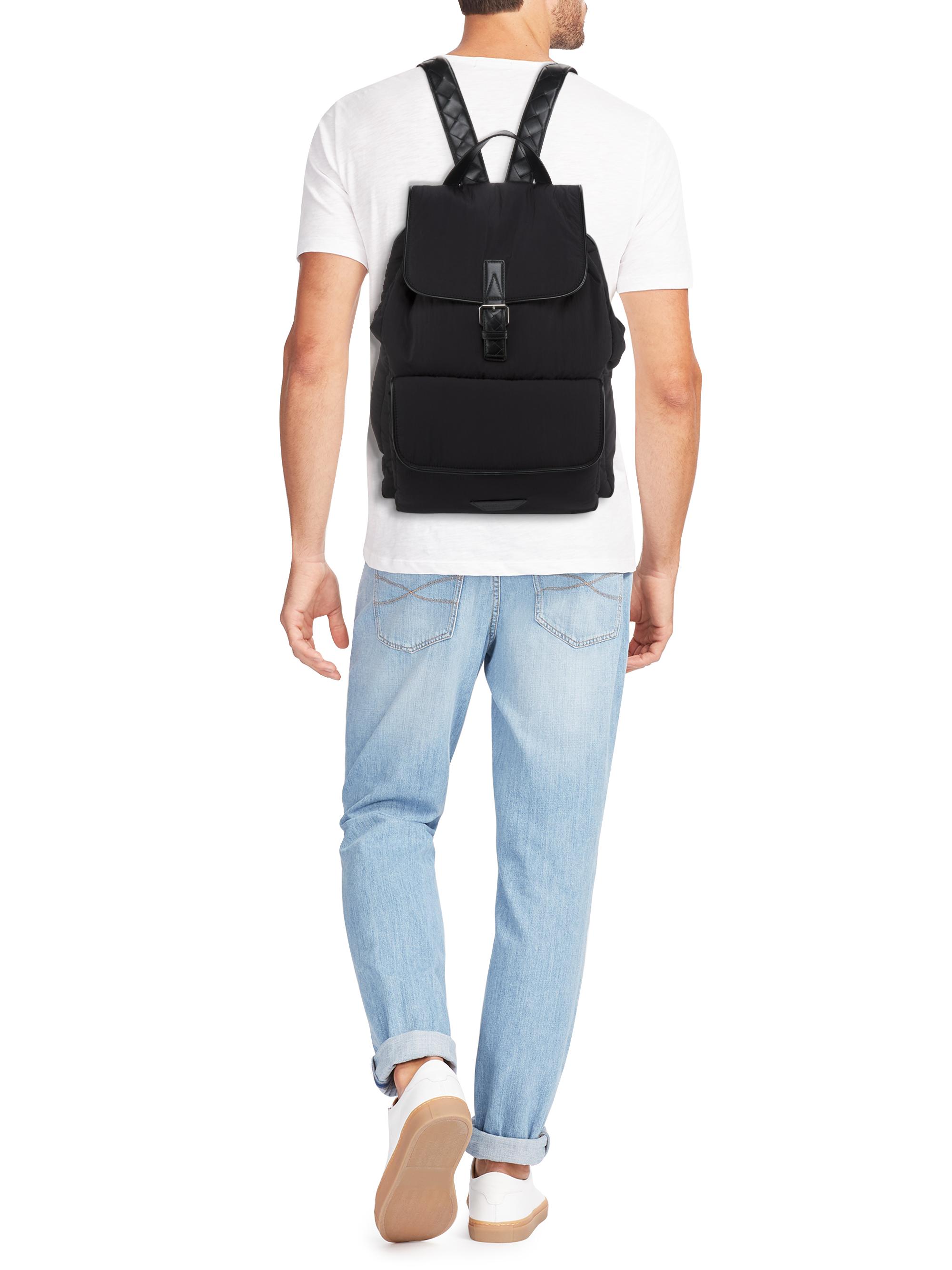 Bottega Veneta Crossroad Intrecciato Leather Backpack | Saks Fifth