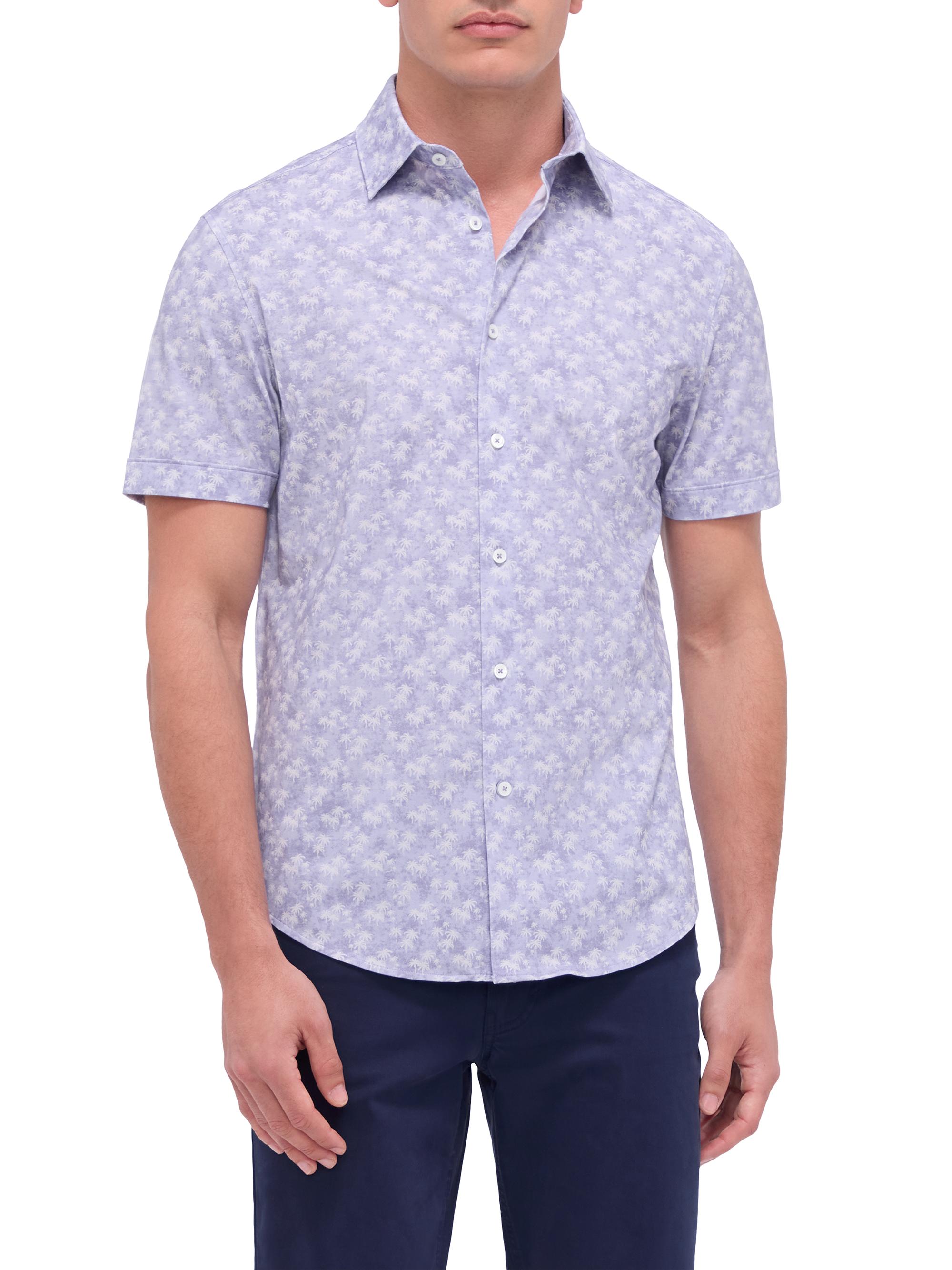 Bugatchi Men's OoohCotton Miles Shirt - Lilac