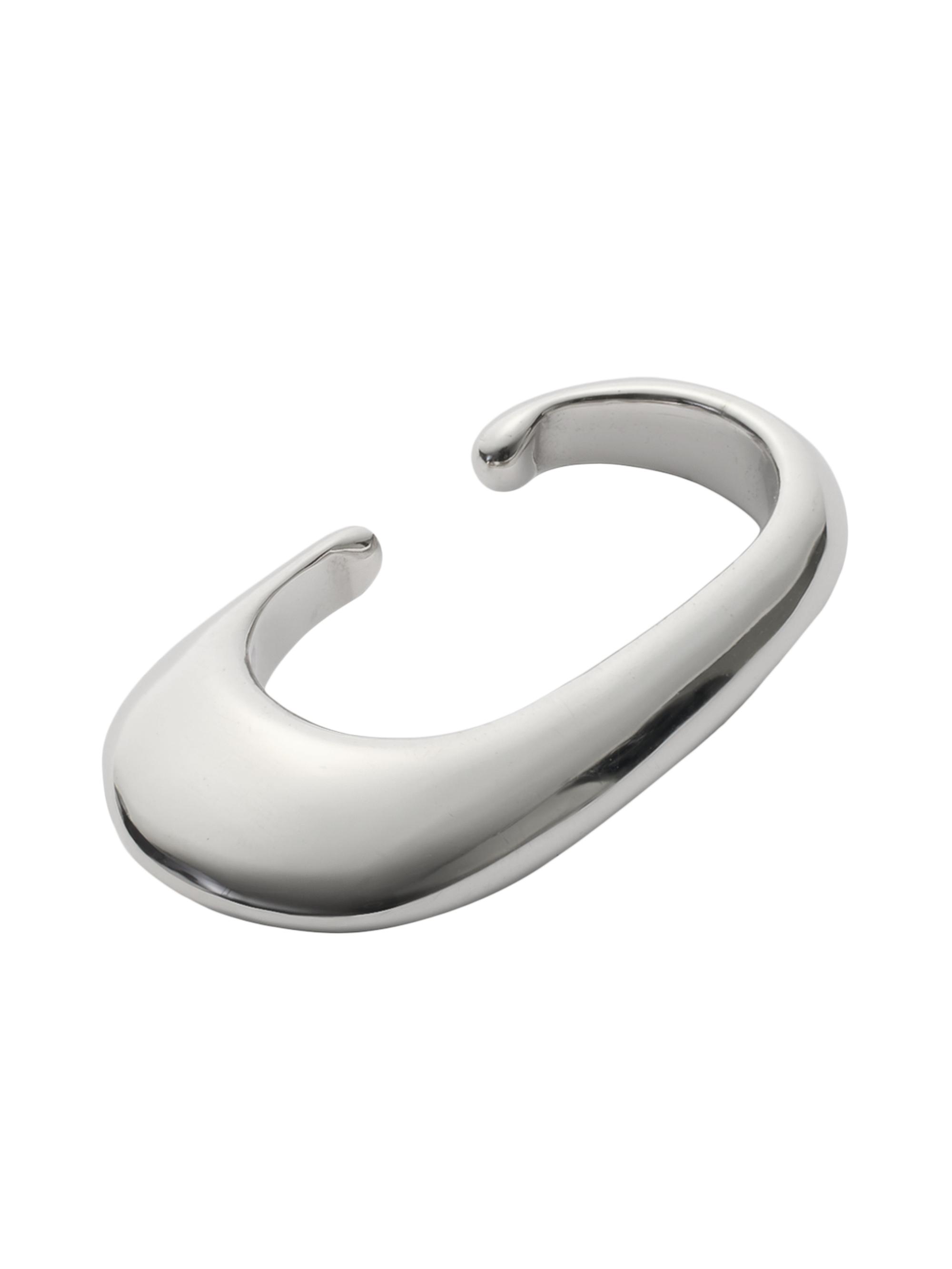 Lemaire Men's Silver Vermeil Long Drop Ear Cuff - Silver