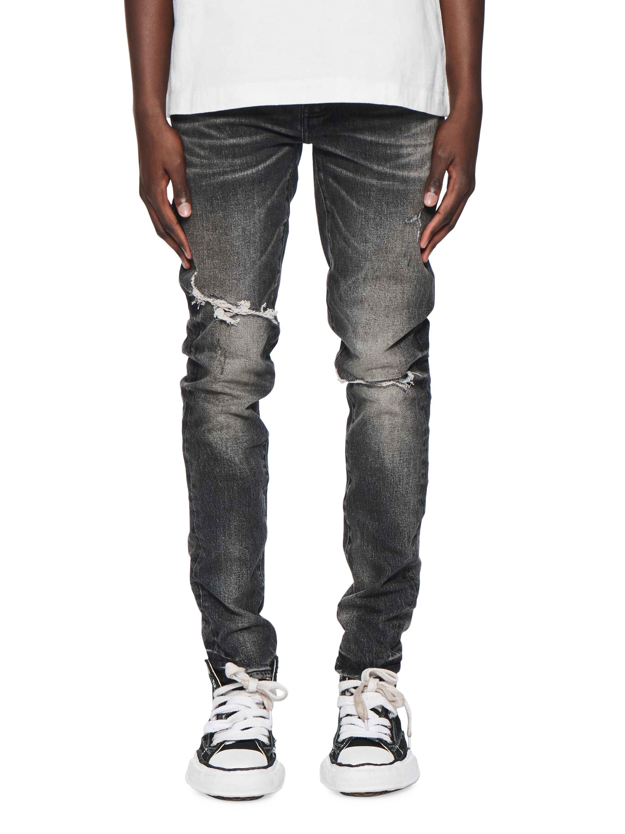 Purple Brand P004 Stretch Distressed Flared Slim-Fit Jeans | Saks