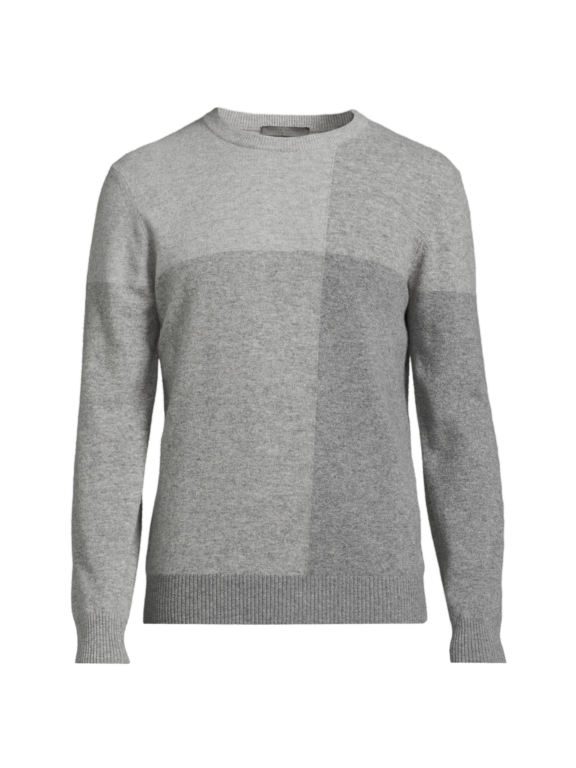 Robert Barakett Men's Golden Wool Crewneck Sweater - Grey