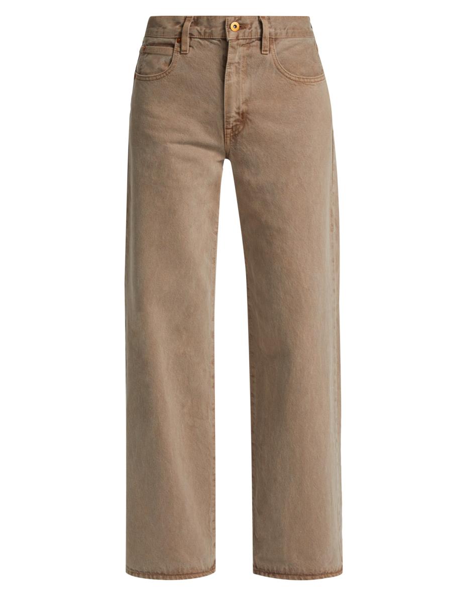 【MODERNIF】Plan Semi Wide Denim Pants modernif (モダンイフ) - シオンライトブルーセミワイドデニム