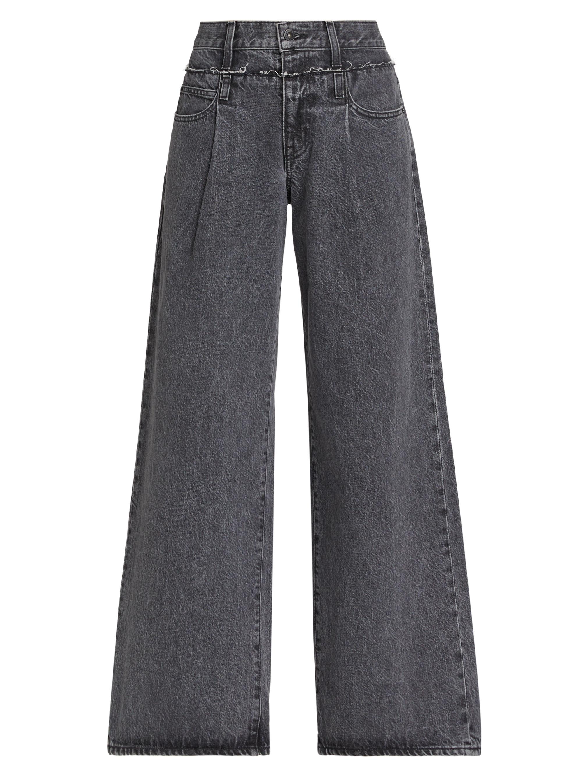 Derek Lam 10 Crosby Mille High-Rise Wide-Leg Jeans | Saks Fifth Avenue