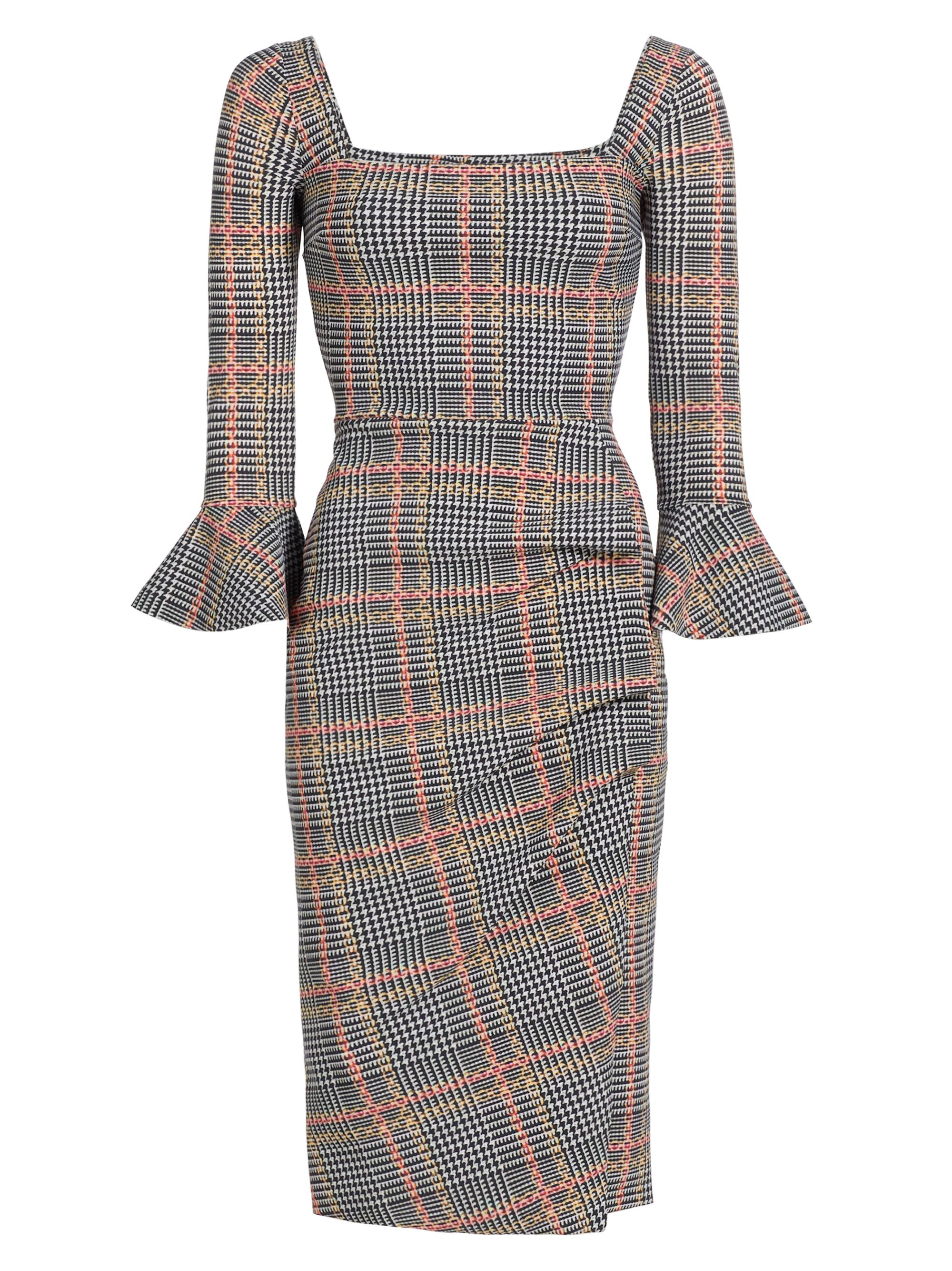 Chiara Boni La Petite Robe Women's Astra Plaid Cocktail Dress - Cat Two