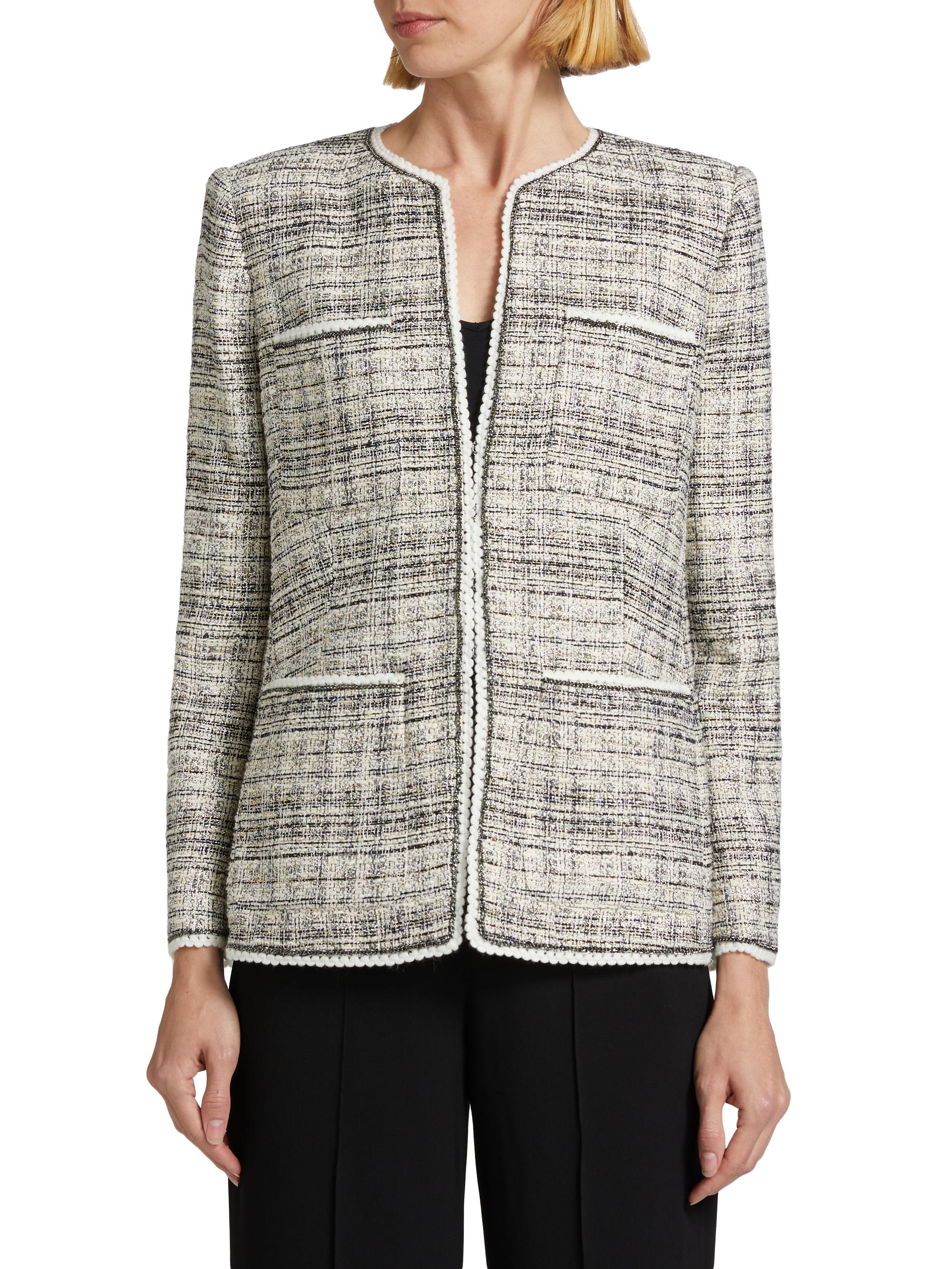 Kobi Halperin Teigen Metallic Tweed Jacket | Saks Fifth Avenue