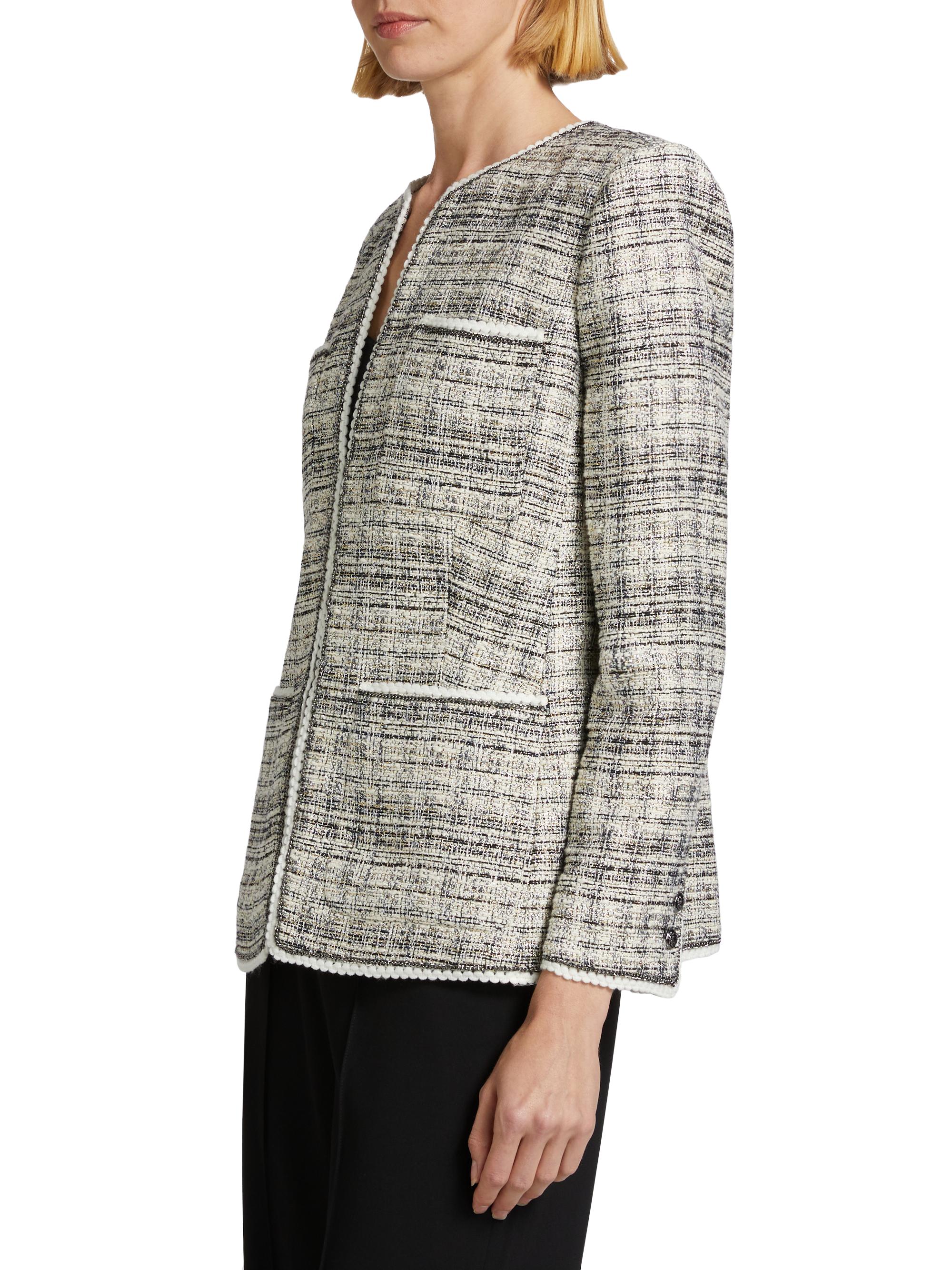 Kobi Halperin Teigen Metallic Tweed Jacket | Saks Fifth Avenue