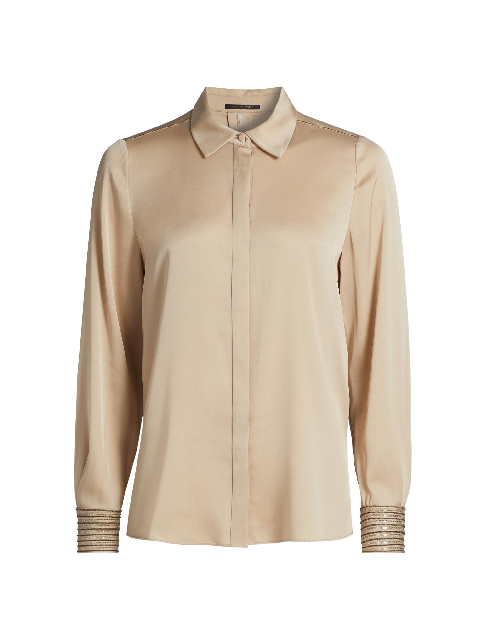Kobi Halperin Women's Havana Silk-Blend Blouse - Palomino
