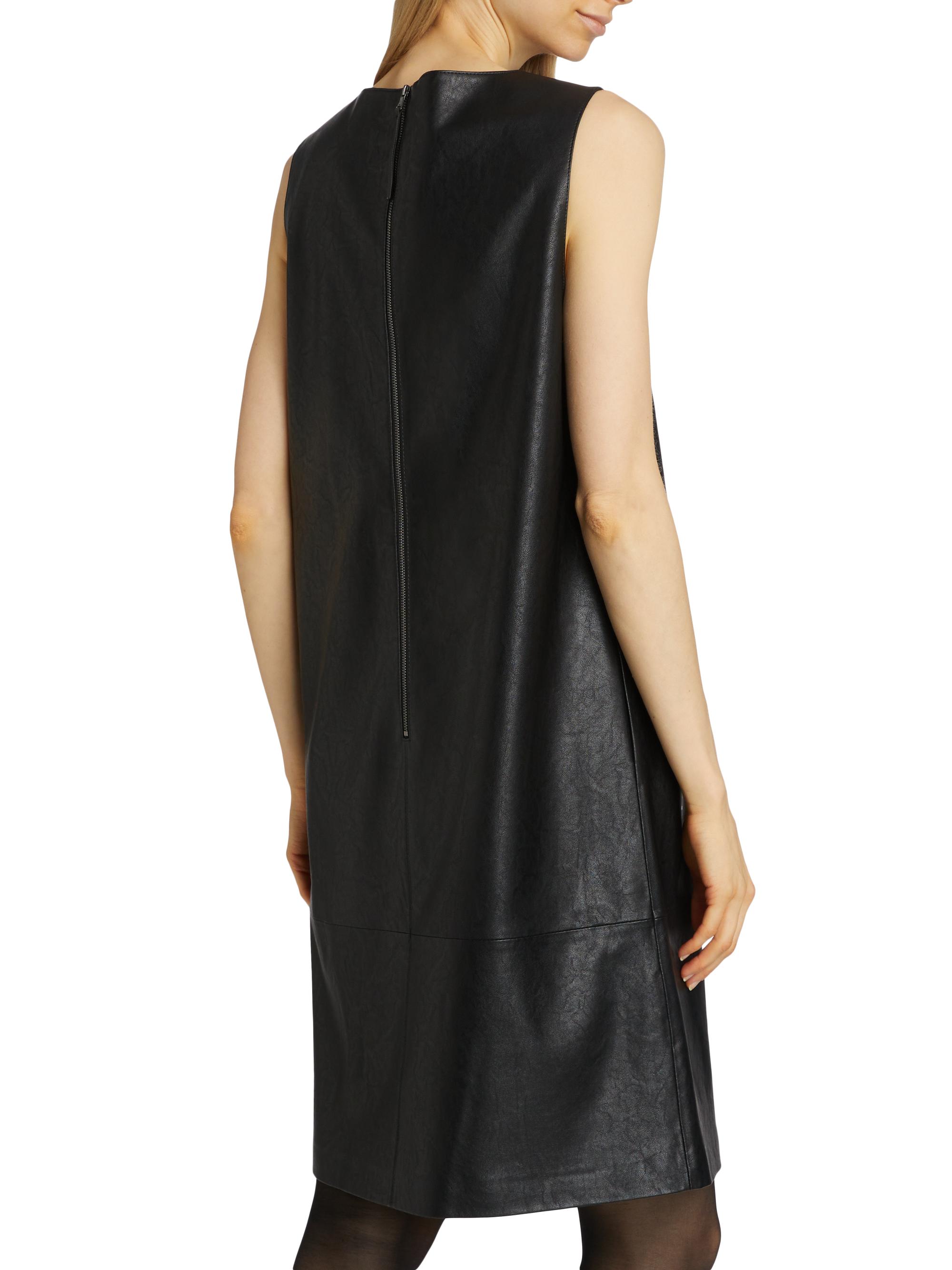 Kobi Halperin Graylen Faux Leather Shift Dress | Saks Fifth Avenue