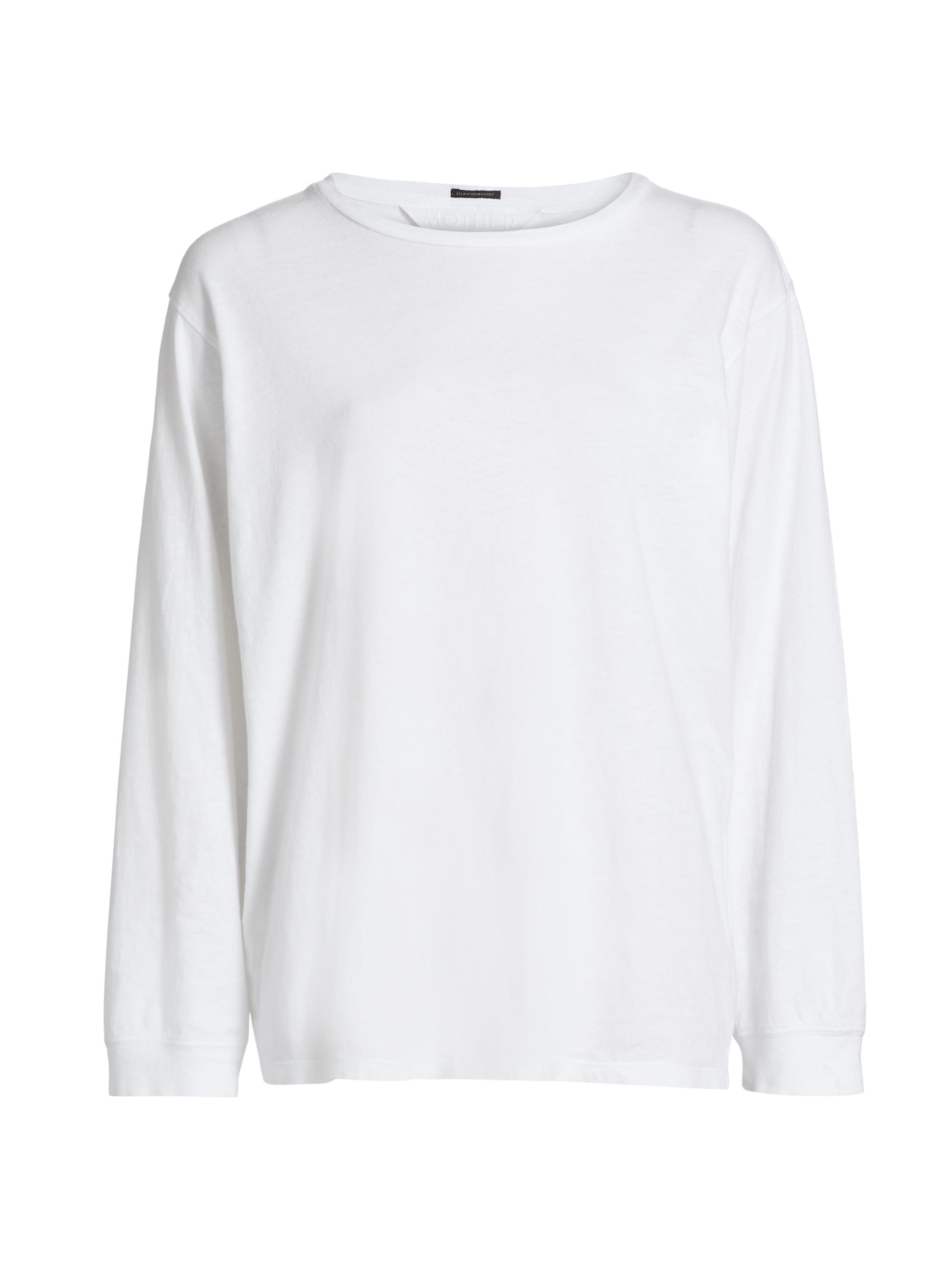 Mother Women's The Rowdy Relaxed-Fit T-Shirt - Bright White