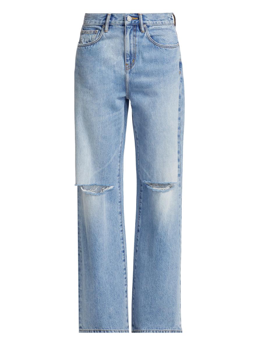 Purple Brand 90's High-Rise Distressed Jeans | Saks Fifth Avenue
