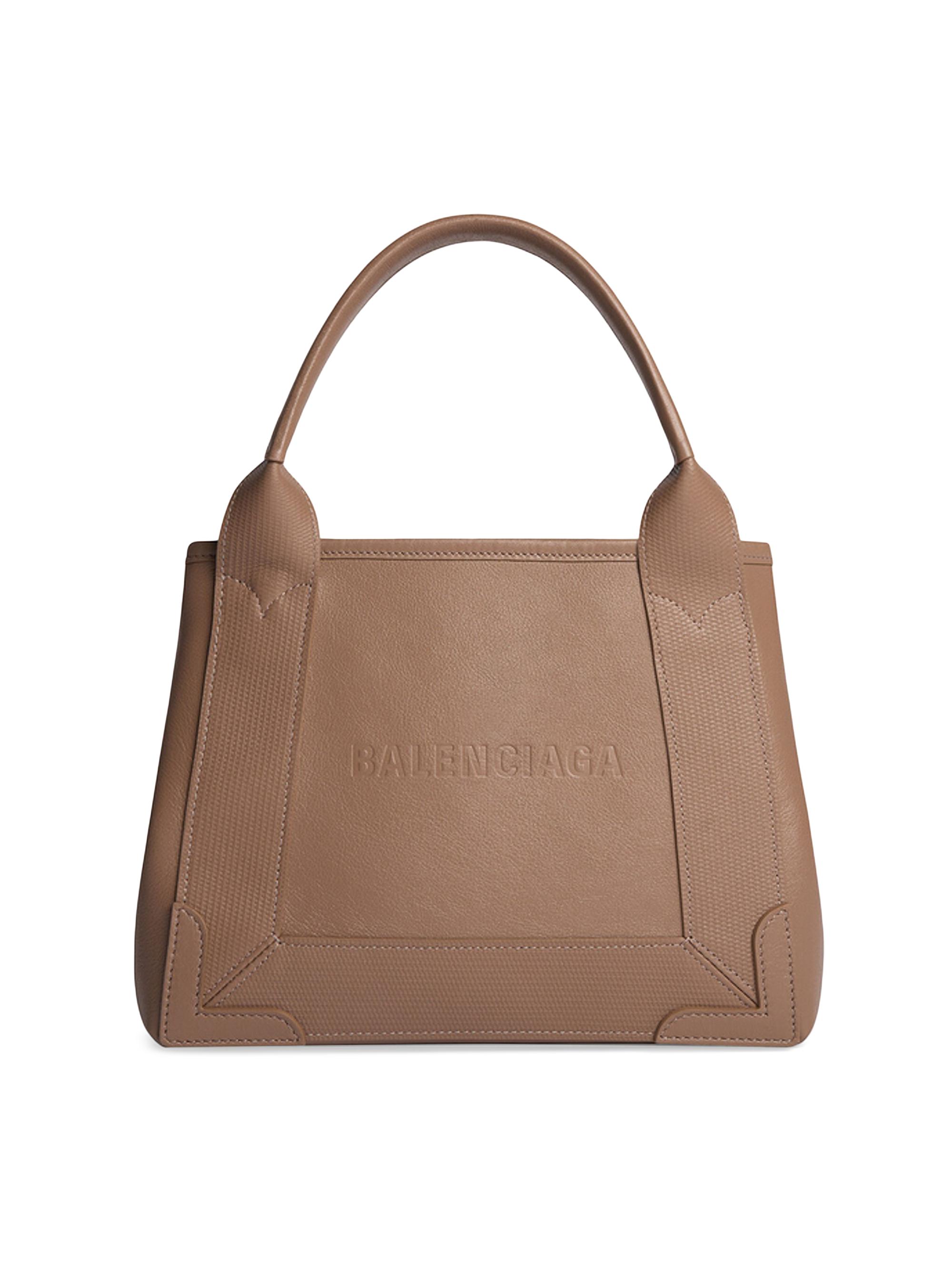 Balenciaga Navy XS Cabas Top Handle Bag | Saks Fifth Avenue