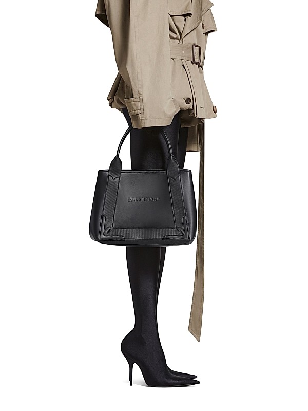 Shop Balenciaga Navy Small Cabas Bag | Saks Fifth Avenue Shop Balenciaga Navy Small Cabas Bag | Saks Fifth Avenue