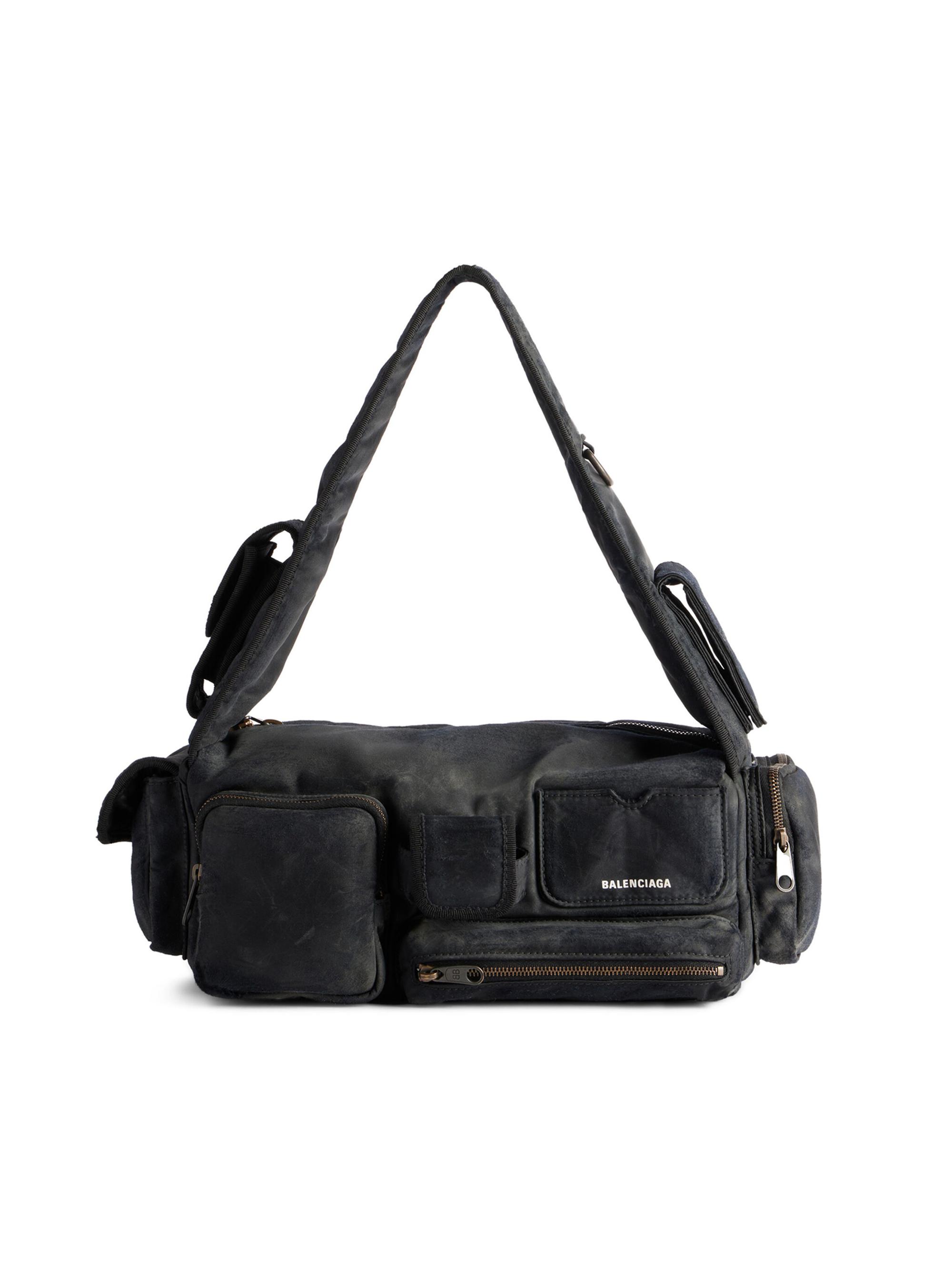 バレンシアガ 24AW SUPERBUSY SLING BAG レザーバッグ Superbusy Sling Bag Large in Black | Balenciaga US