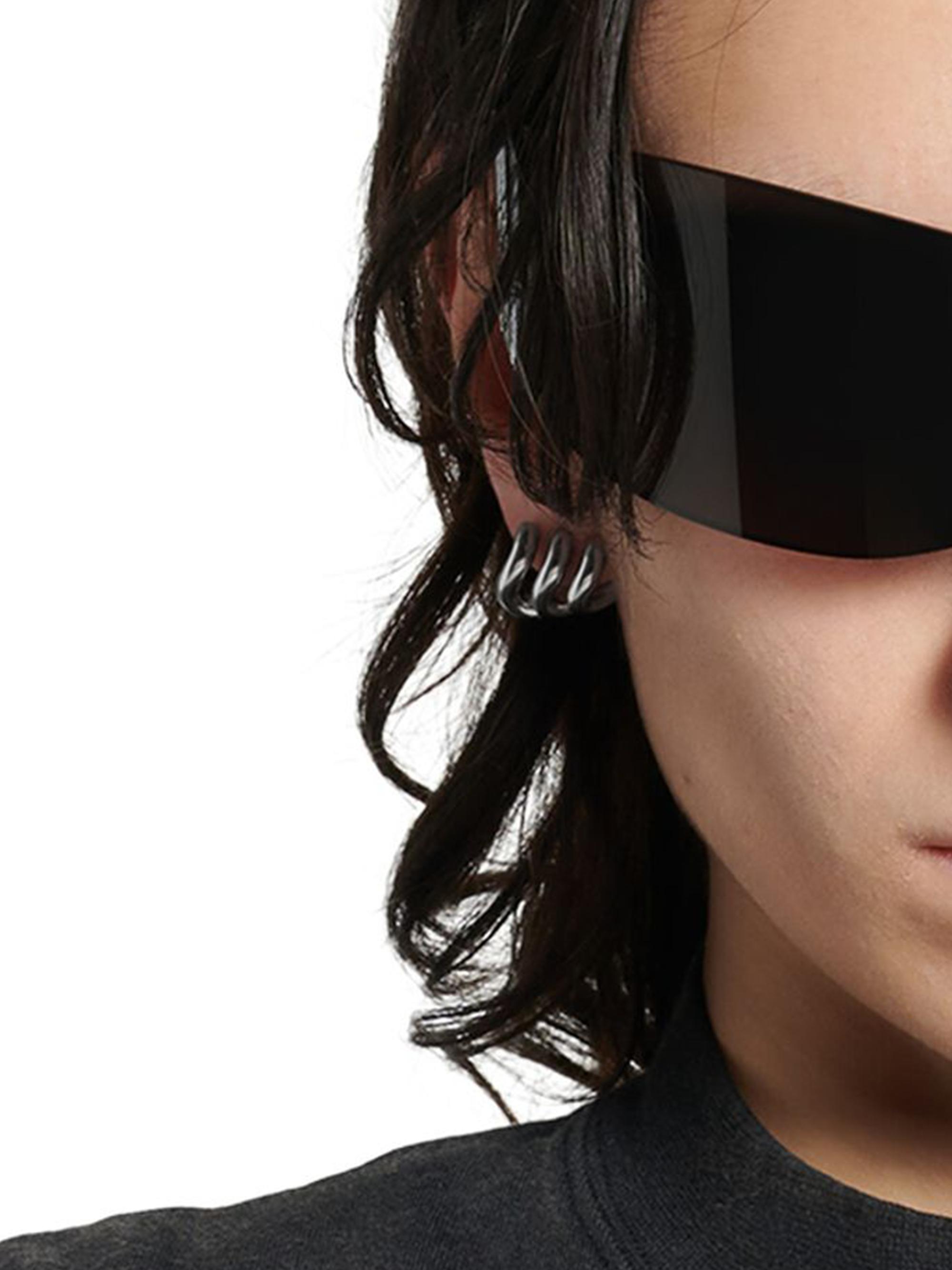 BALENCIAGA silver loop trio ピアス Balenciaga Loop Trio Earrings