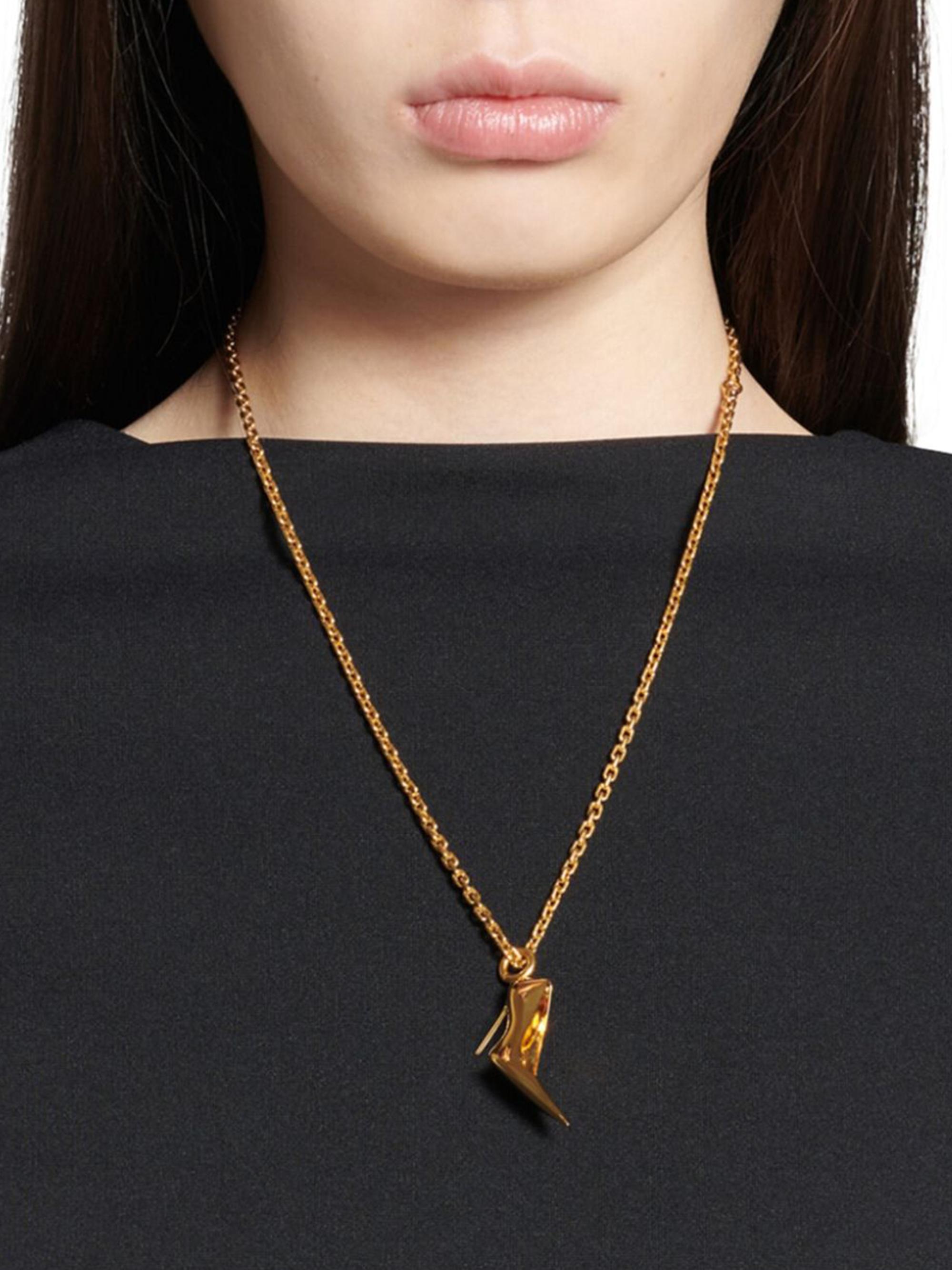 Balenciaga Keyholder Thin Honey Necklace | Saks Fifth Avenue