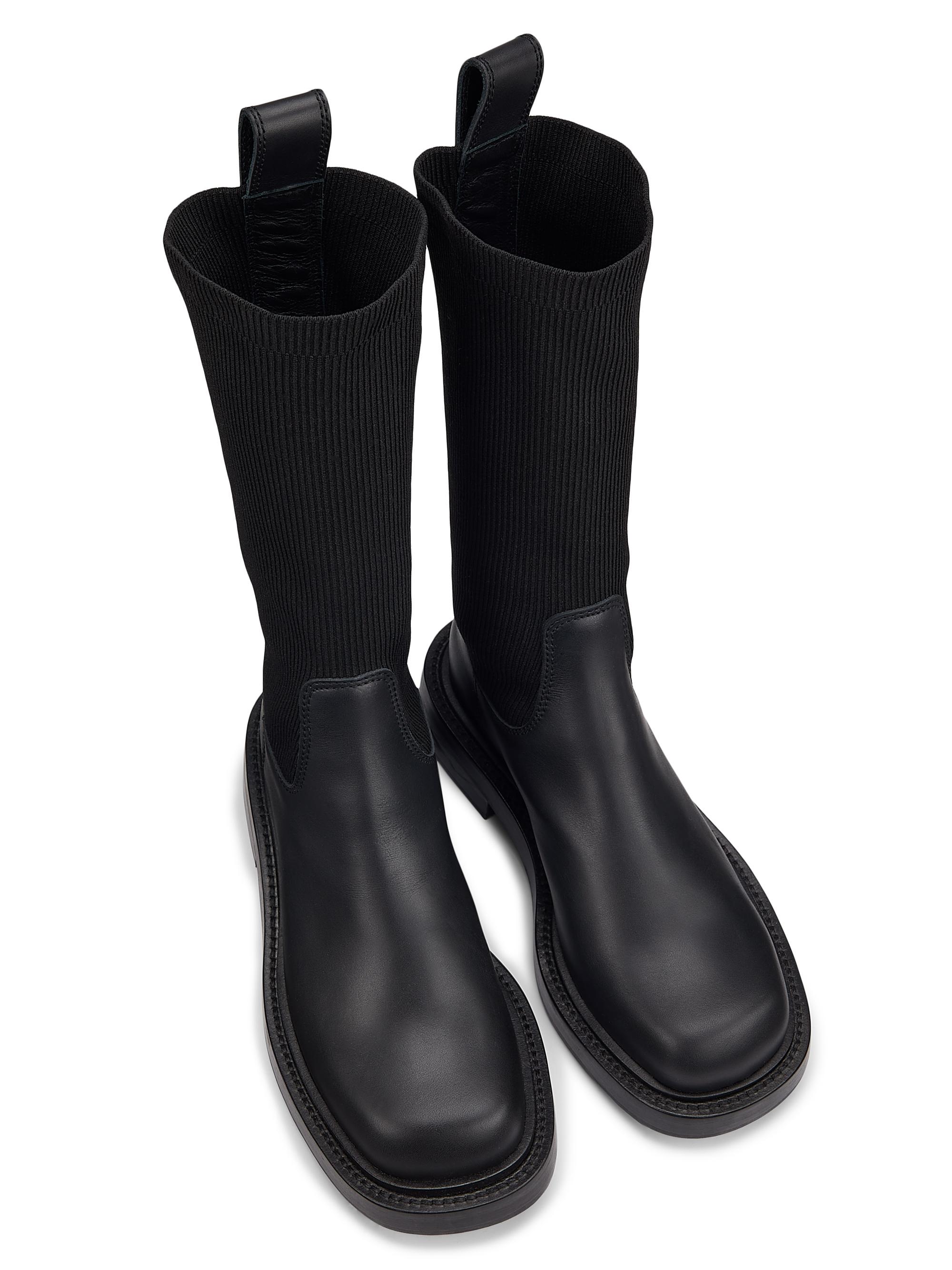 Alexander Wang Detroit Leather Sock Boots | Saks Fifth Avenue