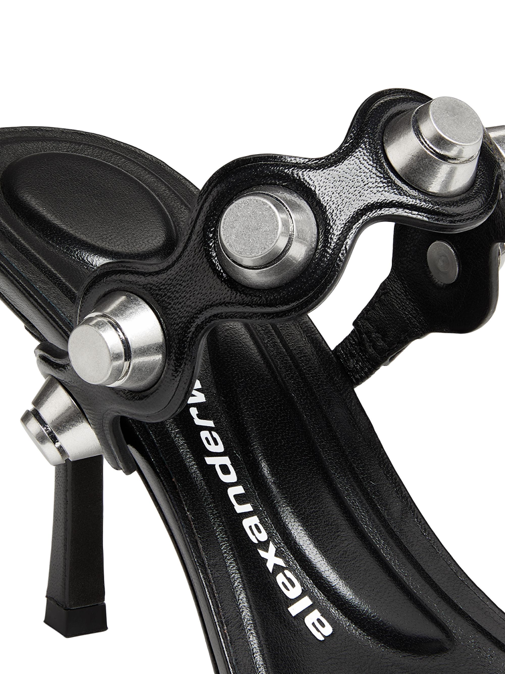 Alexander Wang Riot 85MM Studded Leather Sandals | Saks