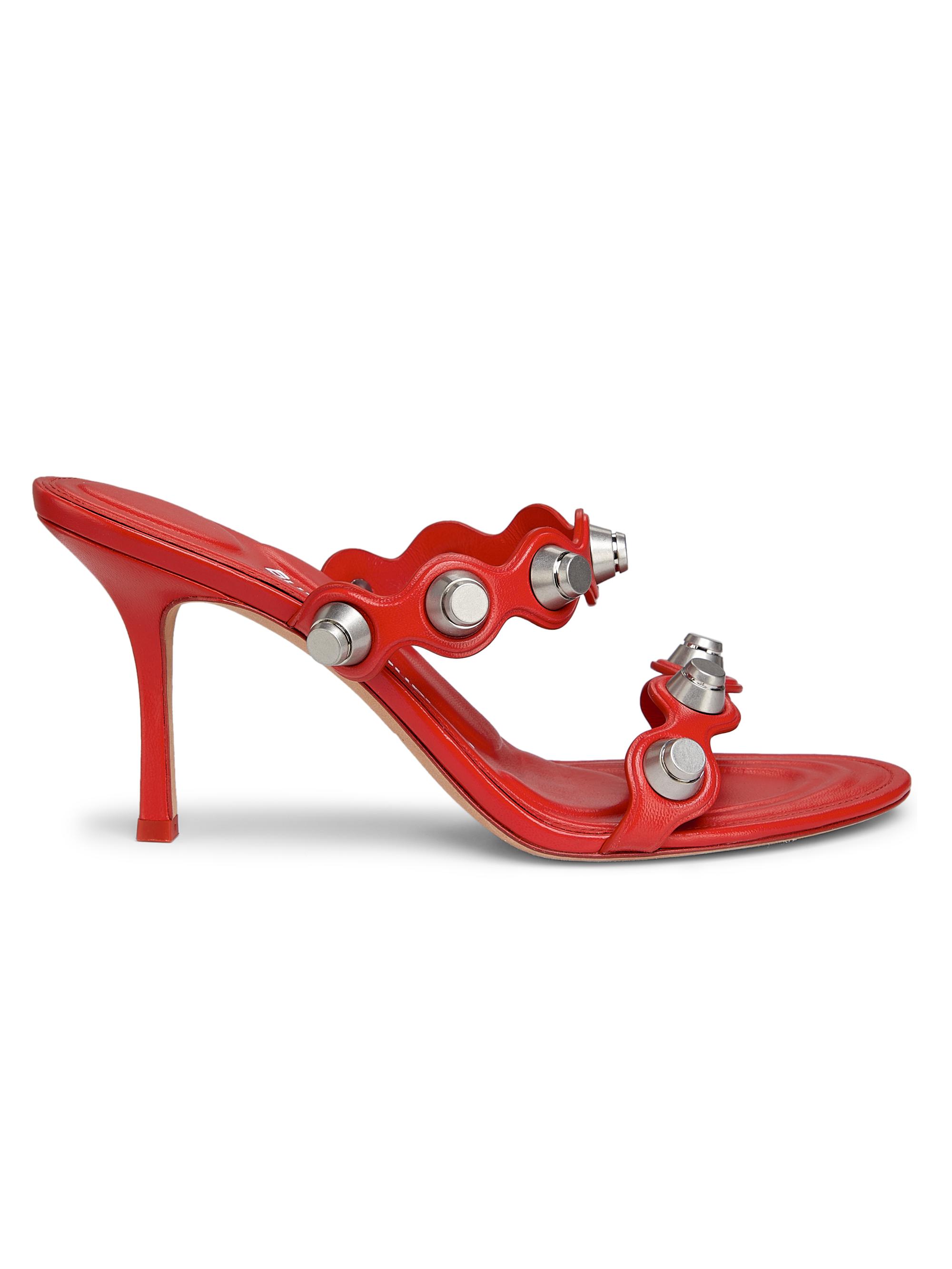 Alexander Wang Women's Riot 85MM Studded Leather Sandals - Black