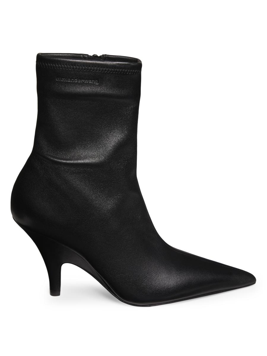 ブーツその他 Detroit Sock Boots - Alexander Wang - Leather - Black detroit sock boot in BLACK | alexanderwang®