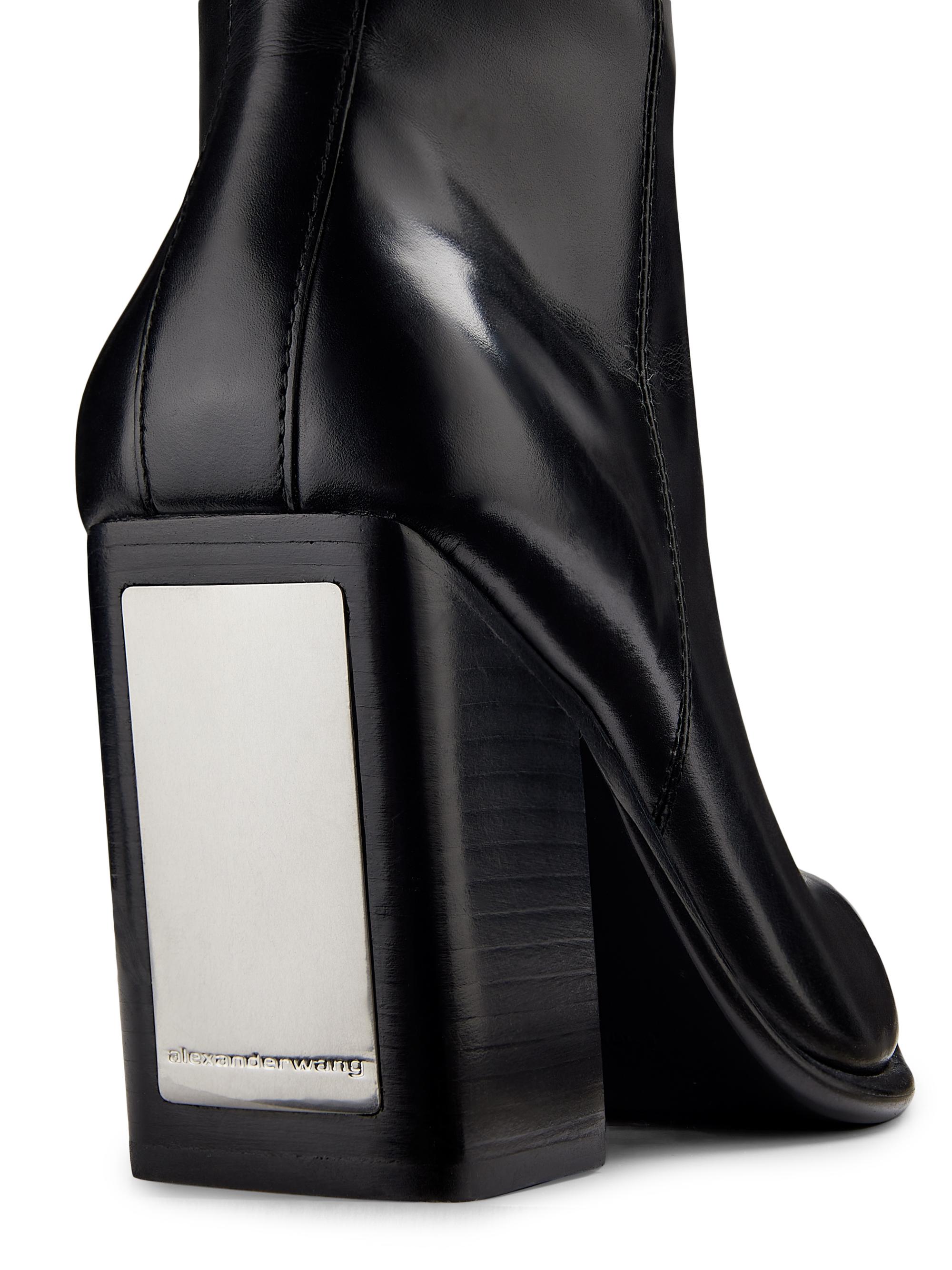 Alexander Wang Throttle 95MM Leather Knee-High Boots | Saks Fifth