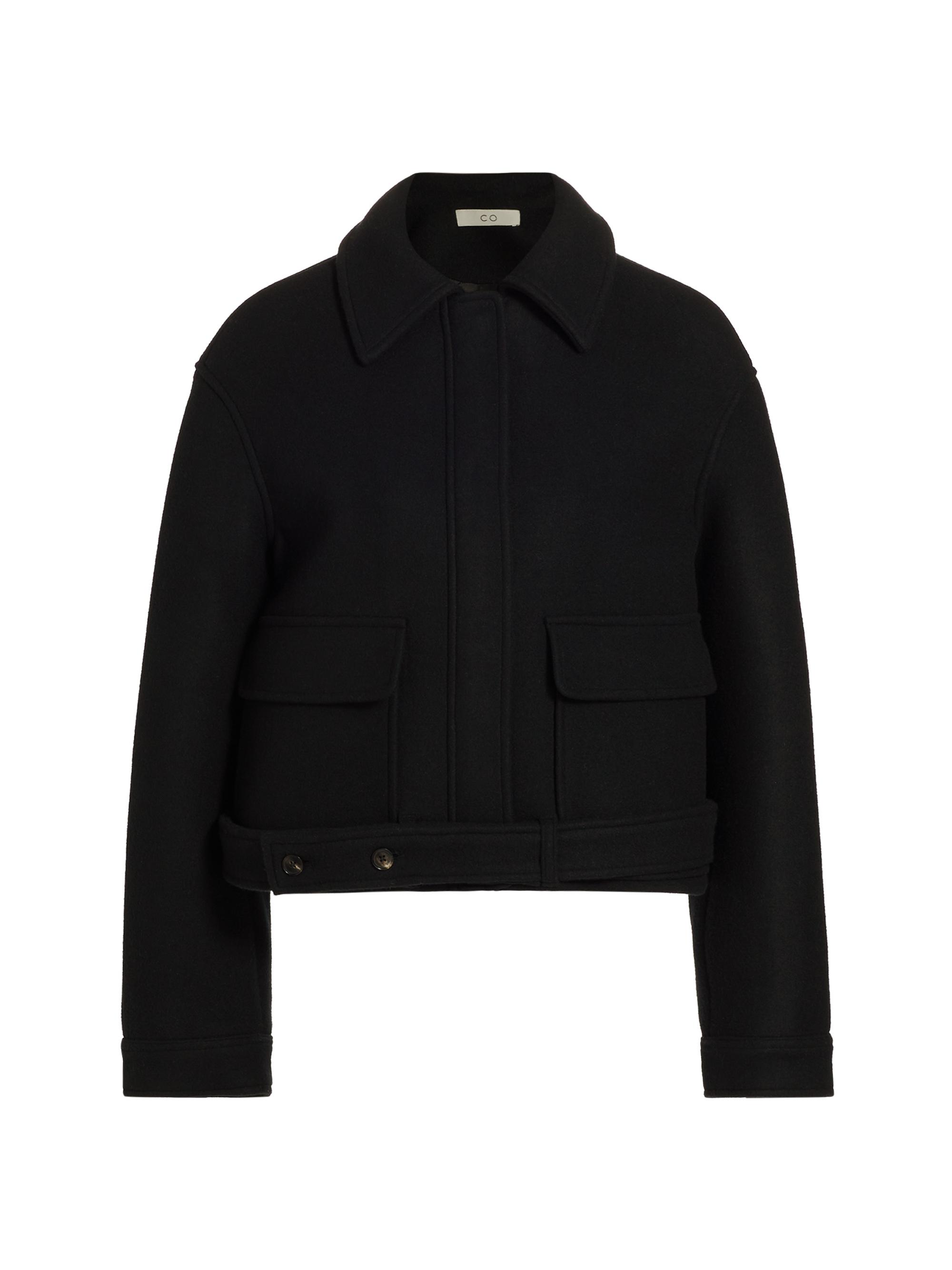 Co Virgin Wool Crop Jacket | Saks Fifth Avenue