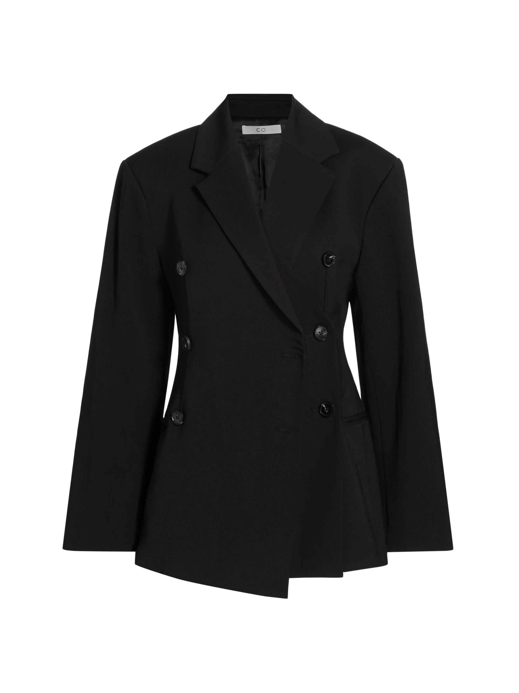 Co Women's Double-Breasted Blazer - Black