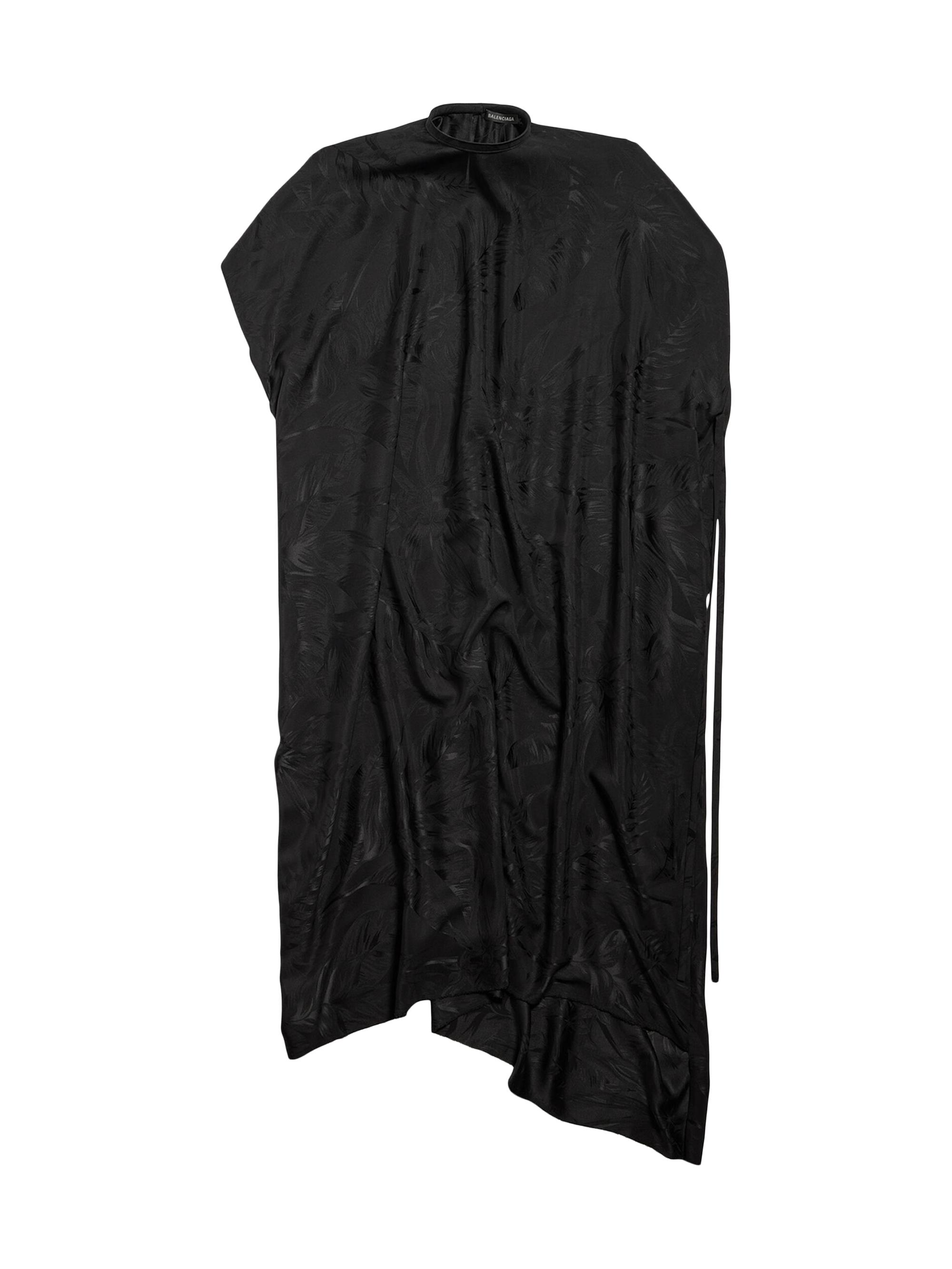 Balenciaga Women's Tropical Flowers Easy Maxi Dress - Black