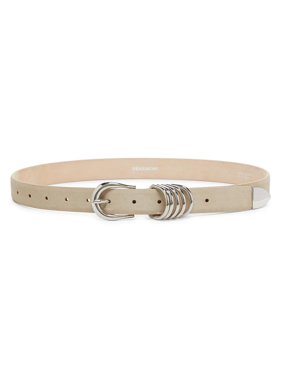 Déhanche Hollyhock Suede D-Ring Belt | Saks Fifth Avenue