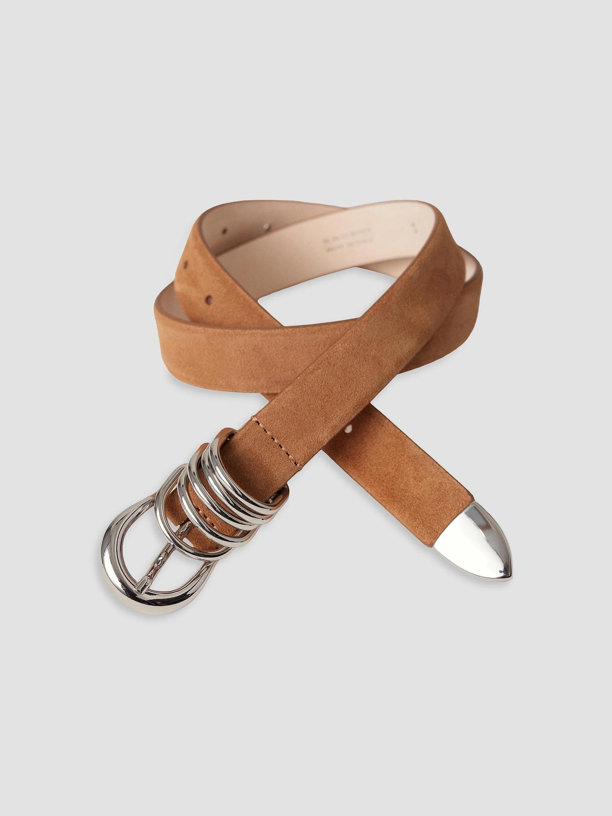 Déhanche Hollyhock Suede D-Ring Belt | Saks Fifth Avenue display picture 3