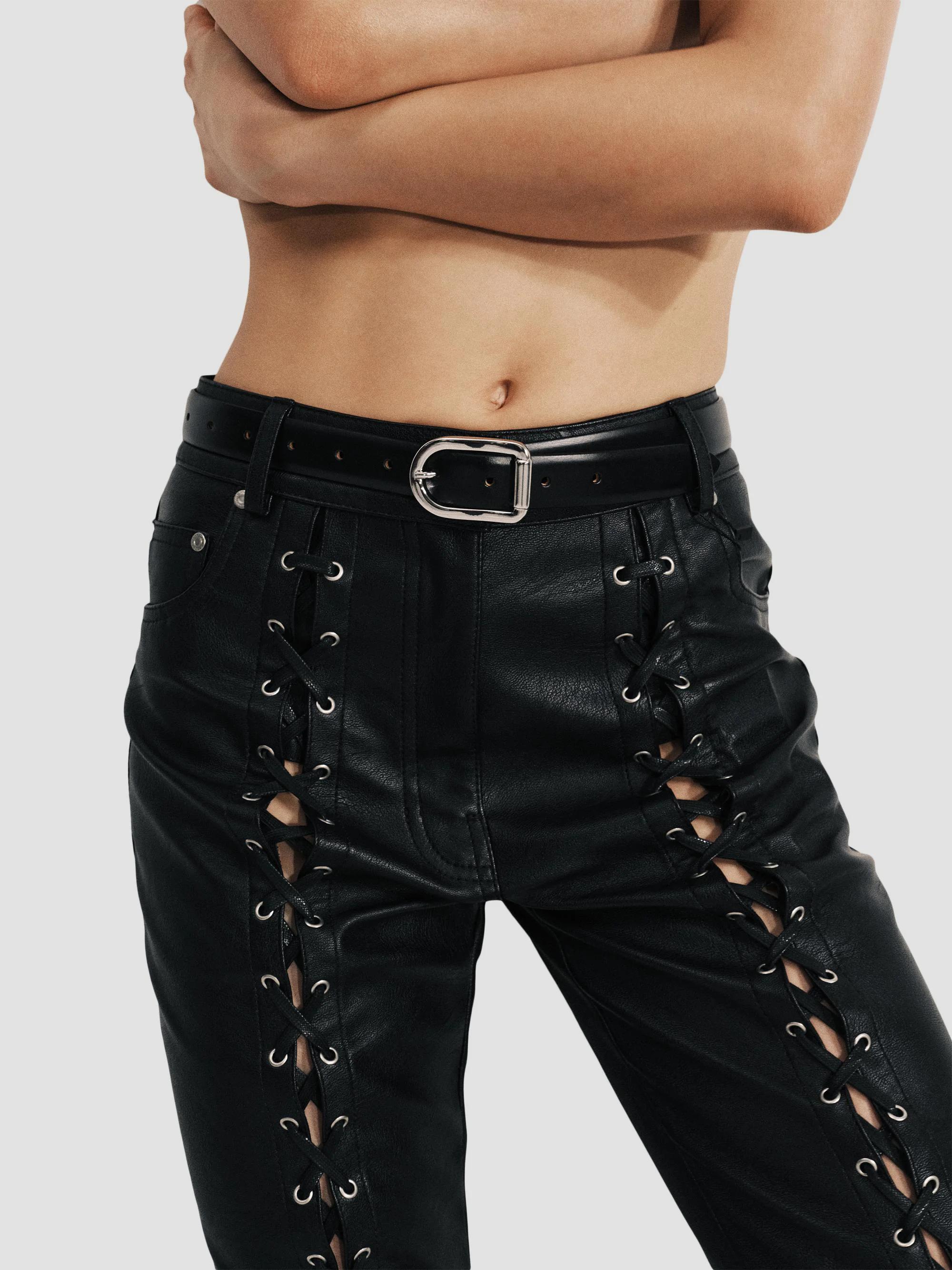 Déhanche Mija Leather Belt | Saks Fifth Avenue display picture 3